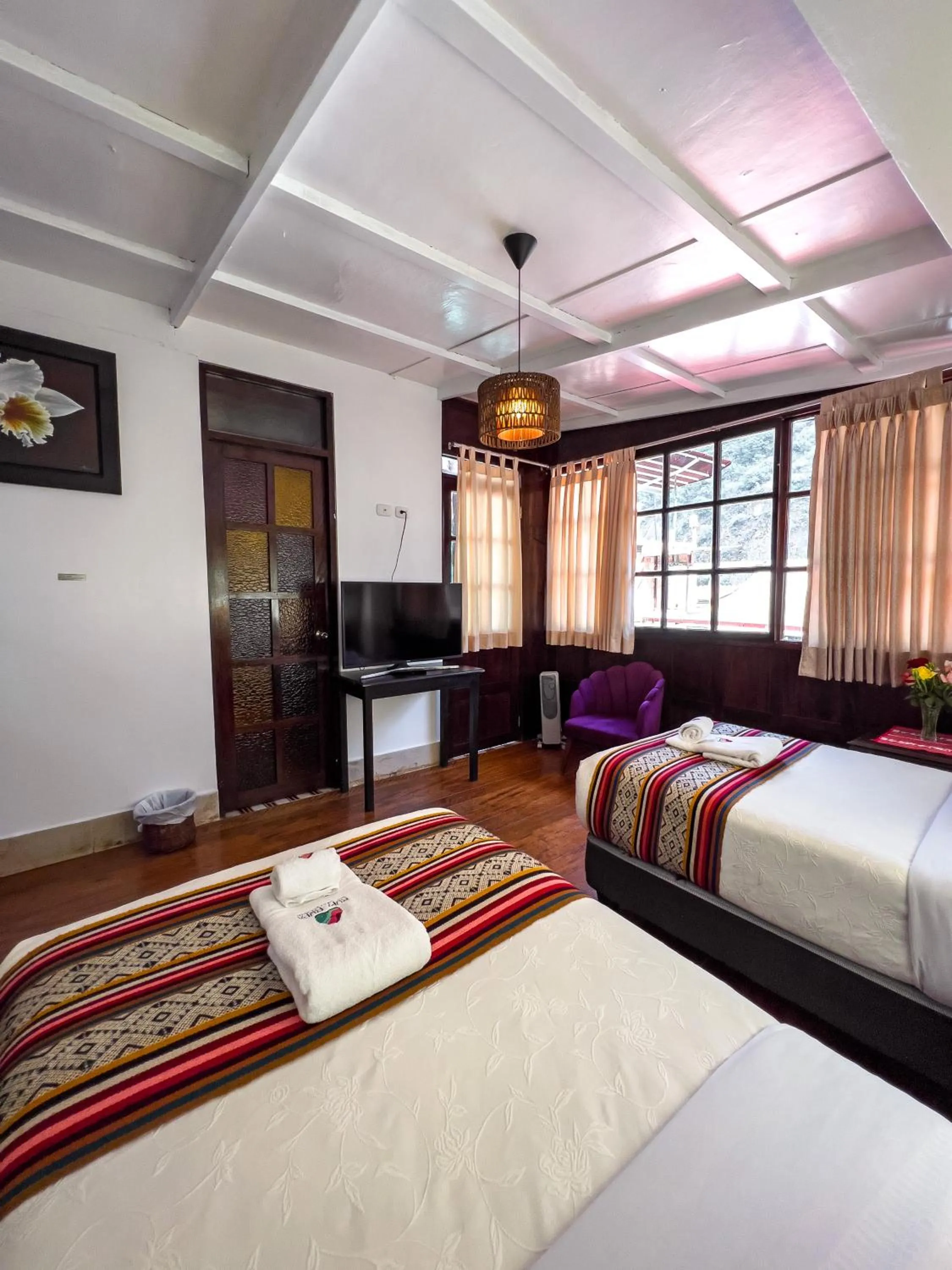 Bed in Rupa Rupa High Jungle Eco B&B