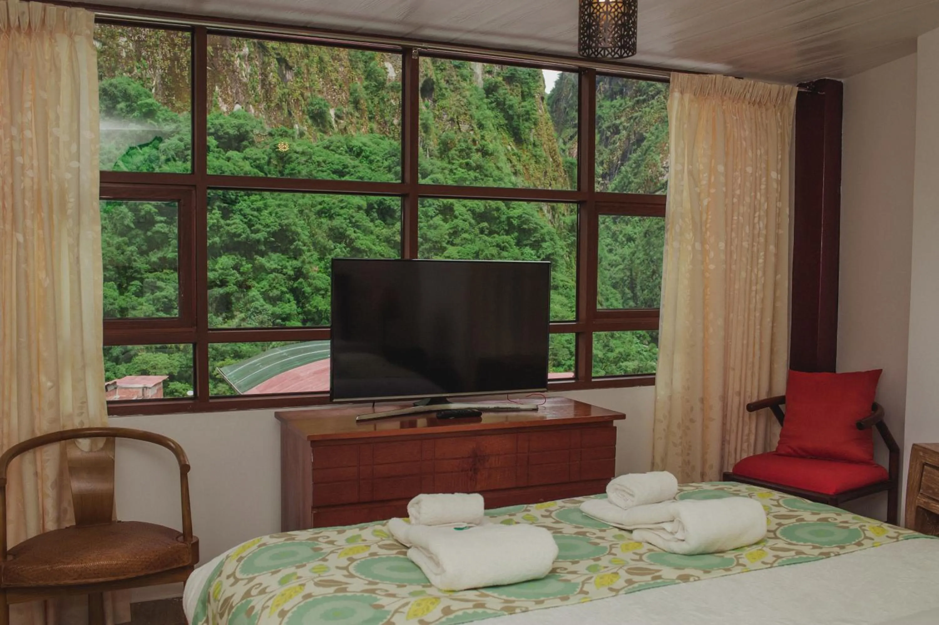 Bed in Rupa Rupa High Jungle Eco B&B
