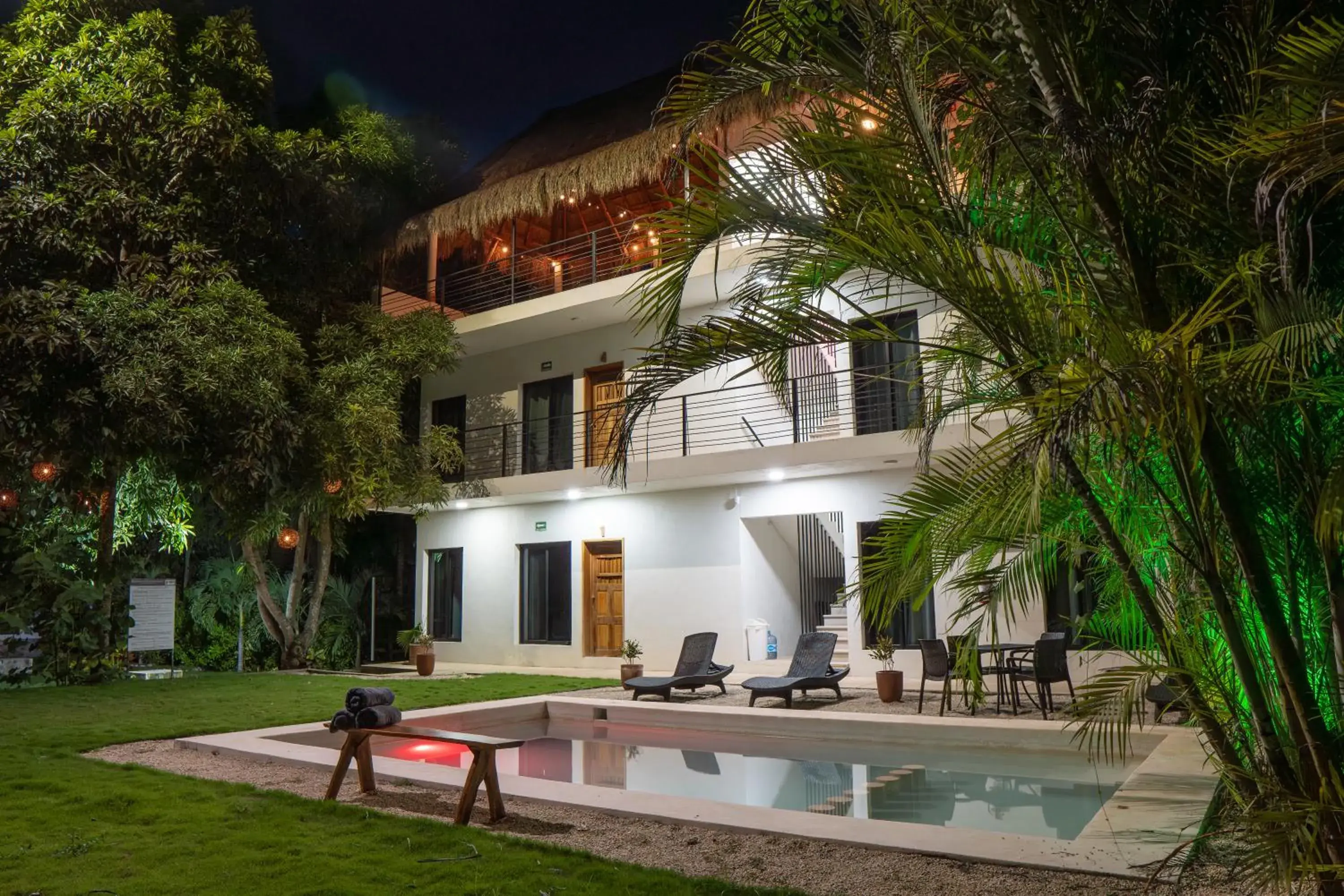 Garden view in Hotel Makech Garden view in Hotel Makech