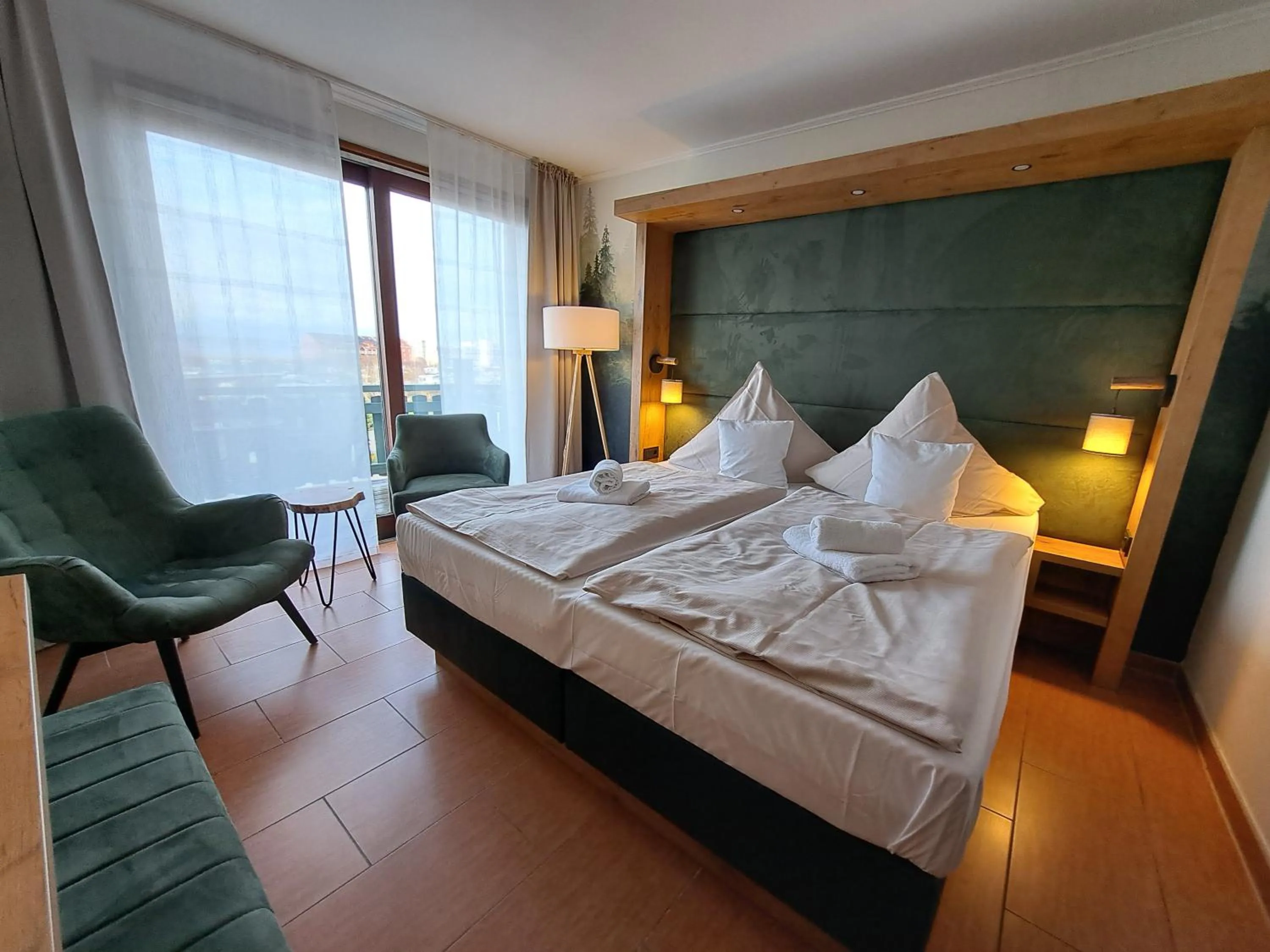 Bed in Hotel Wernerwald