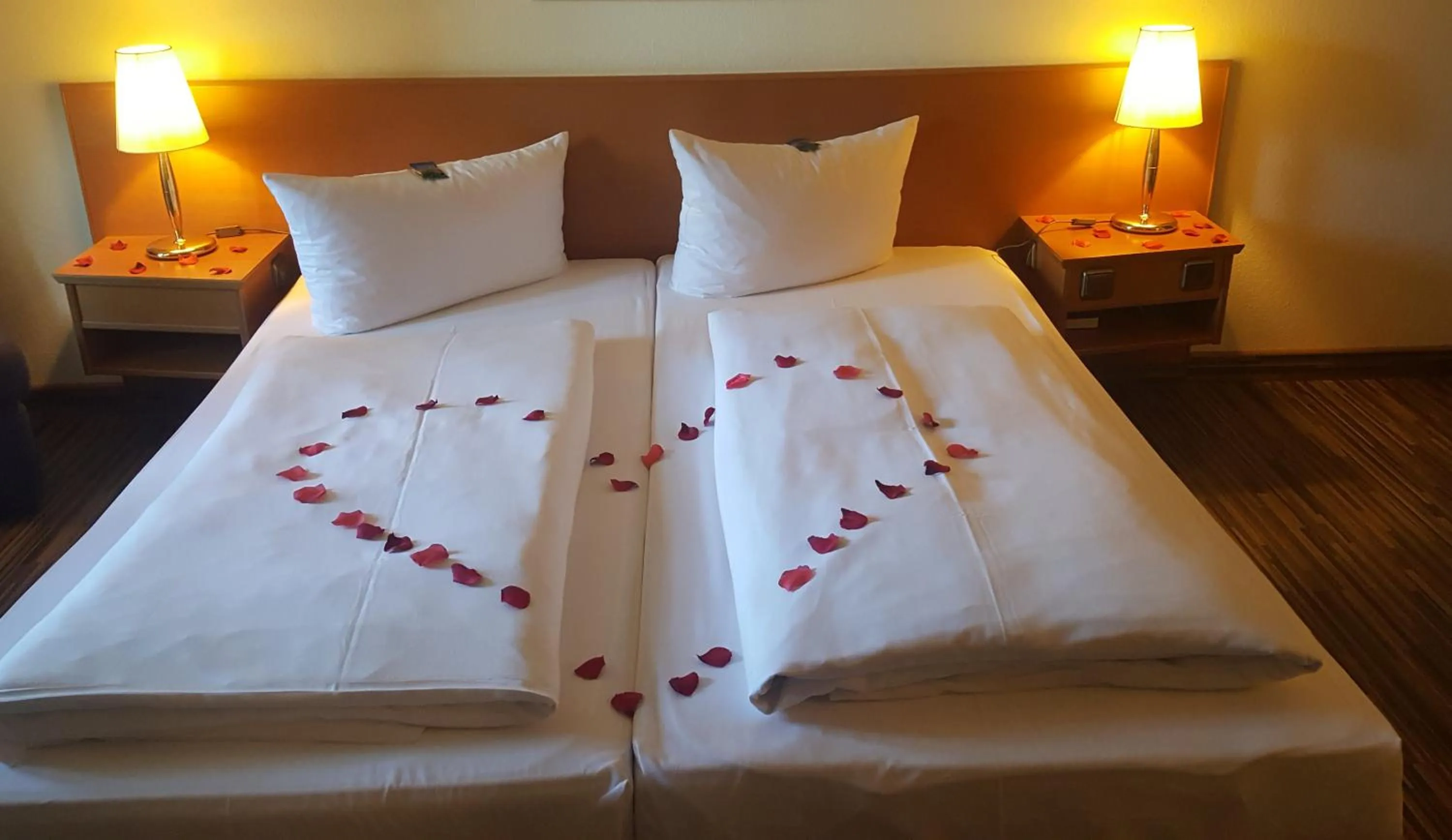 Photo of the whole room, Bed in Hotel Goldener Adler Garni