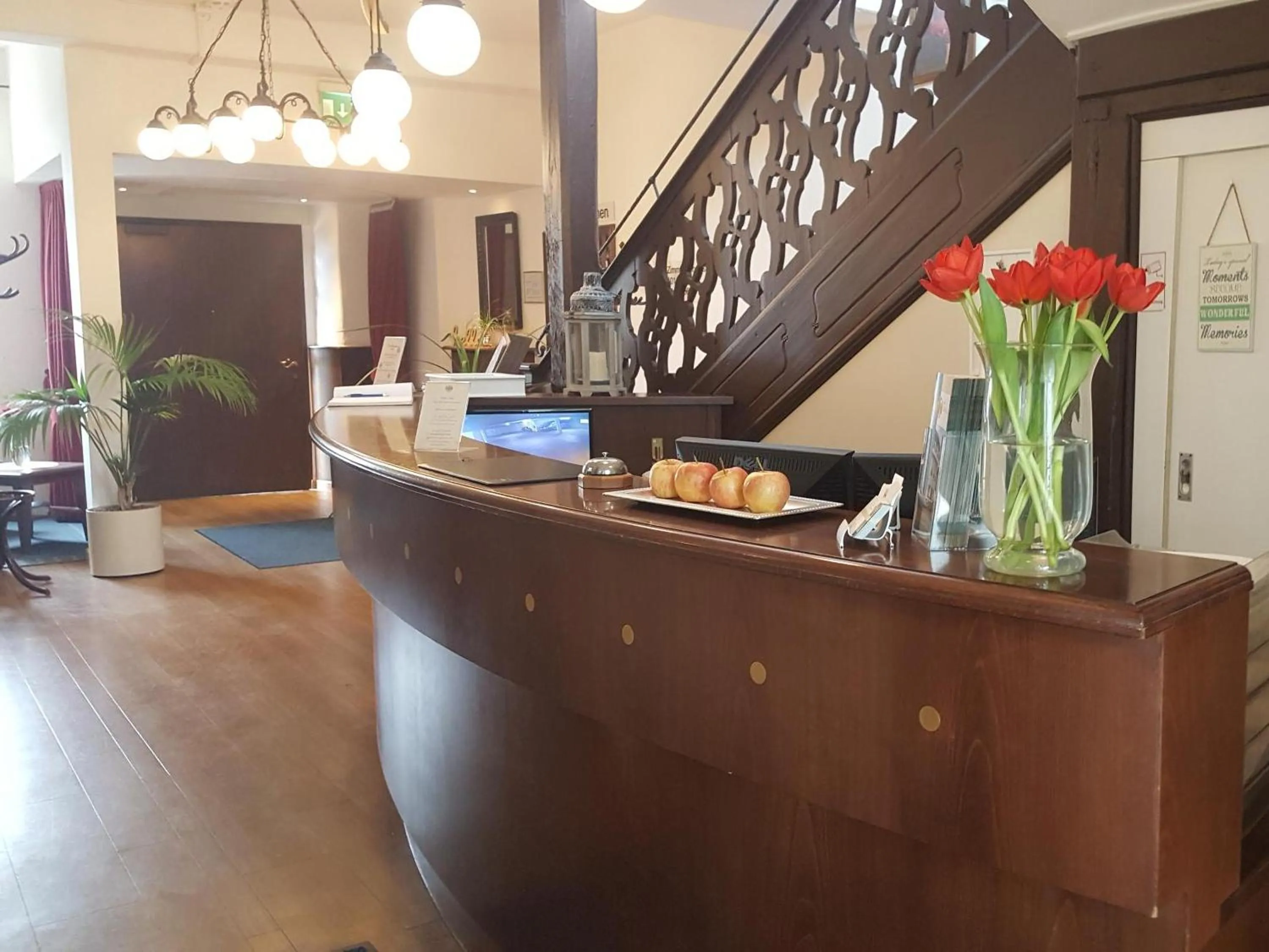 Lobby or reception in Hotel Goldener Adler Garni