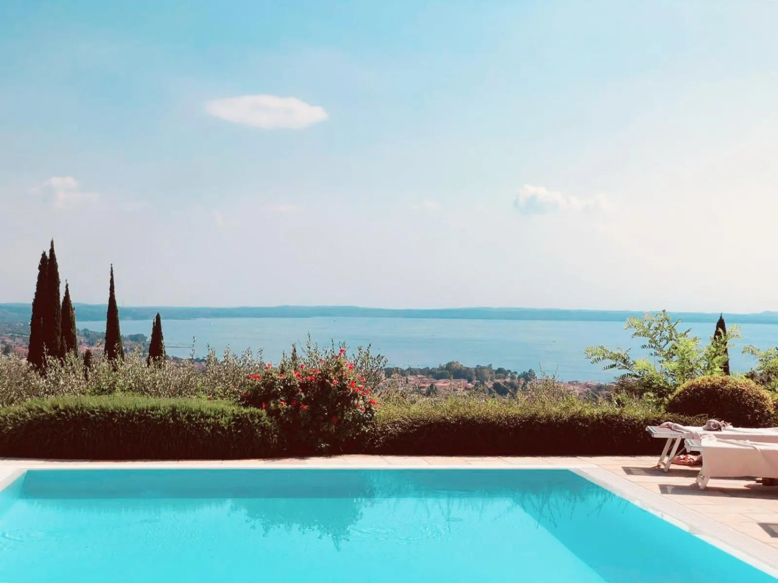 Swimming pool in Hotel Valbella