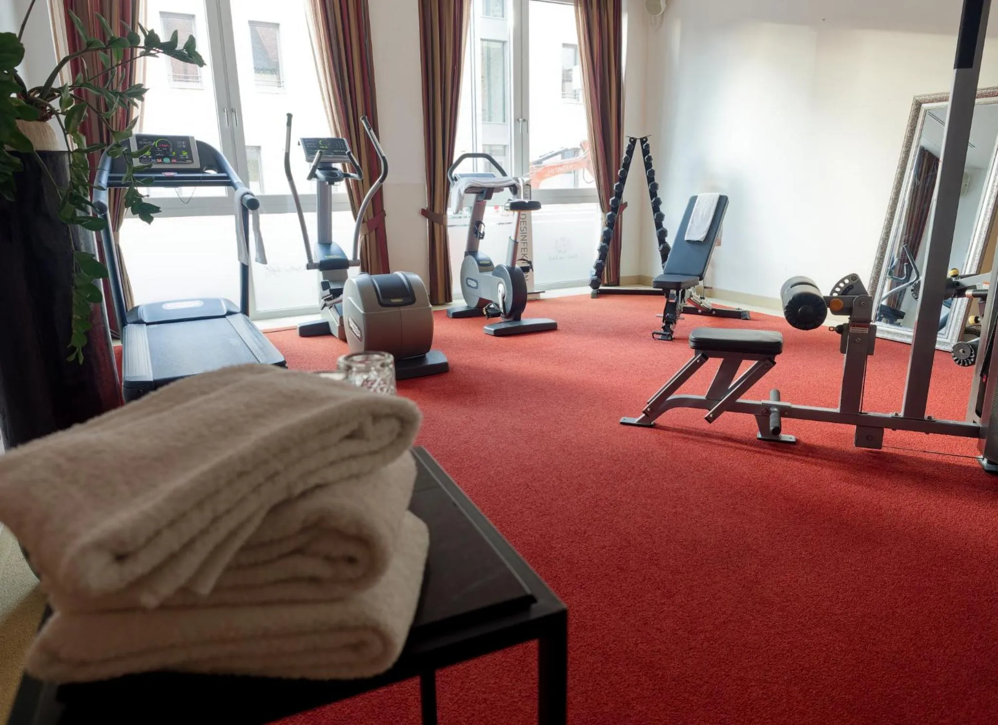 Fitness centre/facilities in Hotel Schmidt am Markt