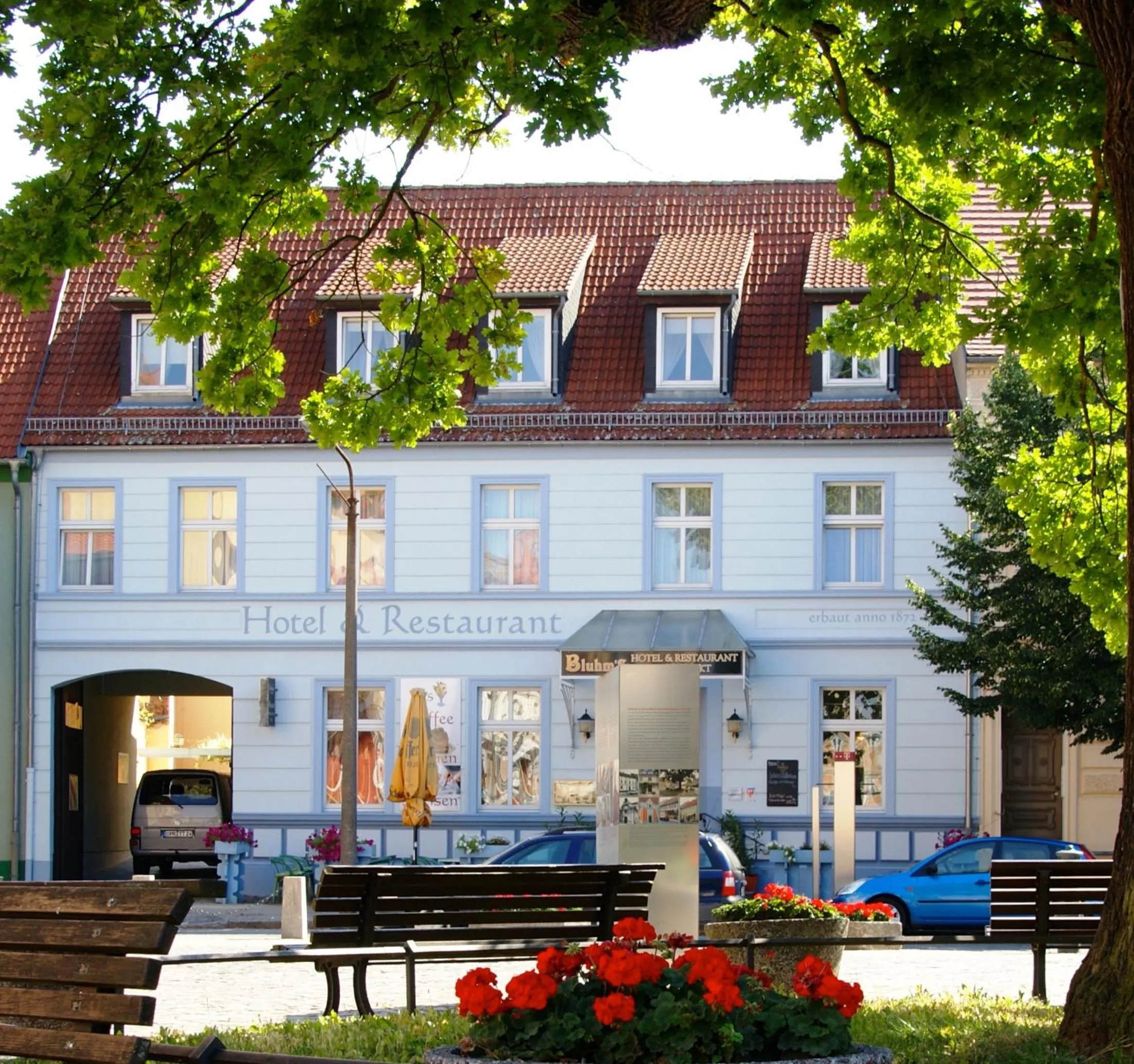 Property building in Bluhm's Hotel & Restaurant am Markt