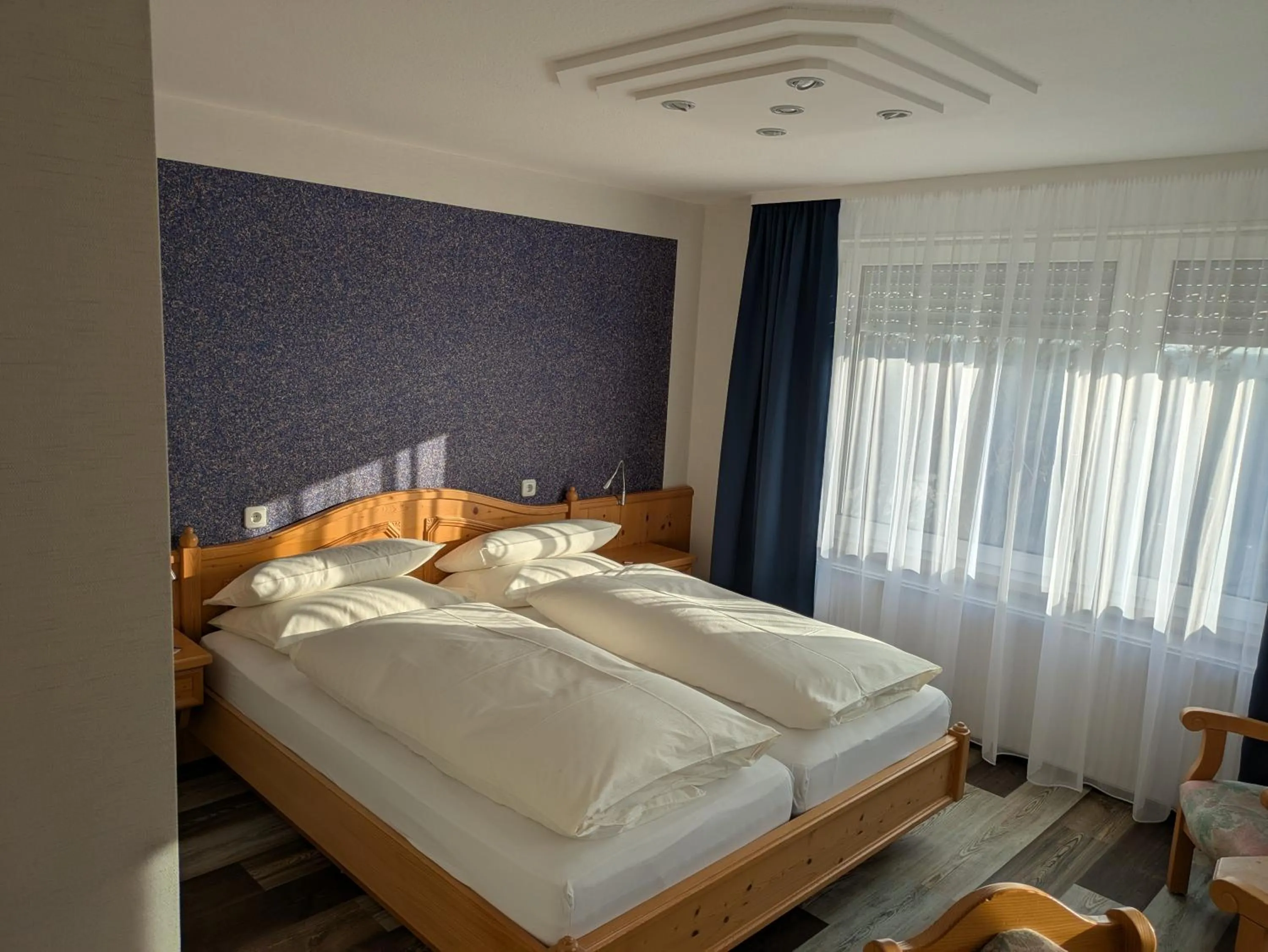 Bed in Hotel Odenwaldblick