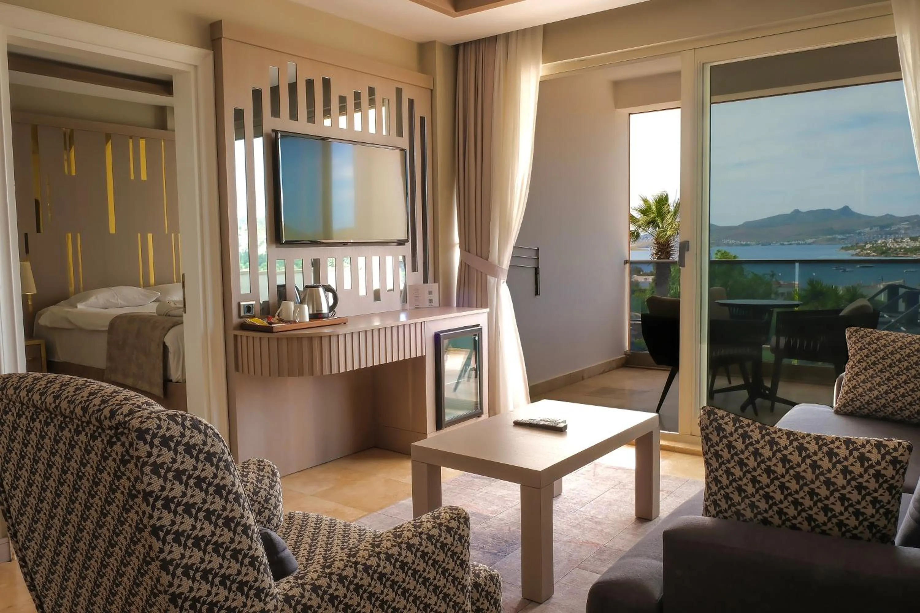 TV and multimedia, Bed in Roas Hotel Bodrum - City Center