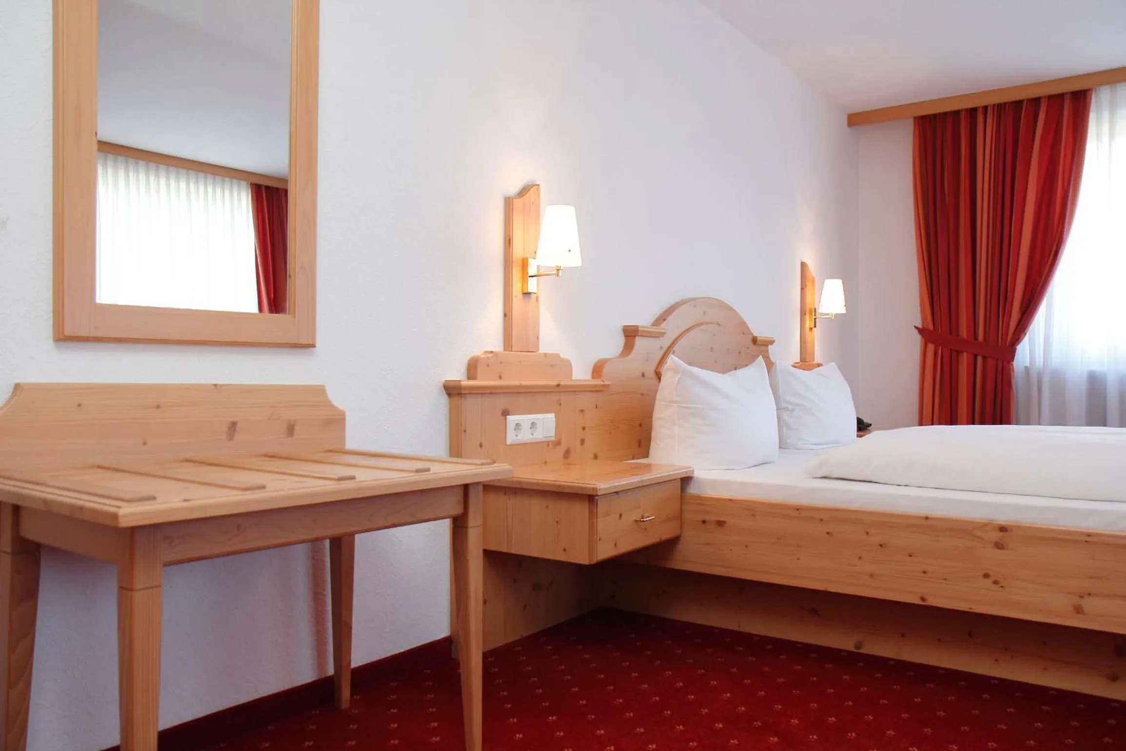 Photo of the whole room, Bed in Parkhotel Waldlust