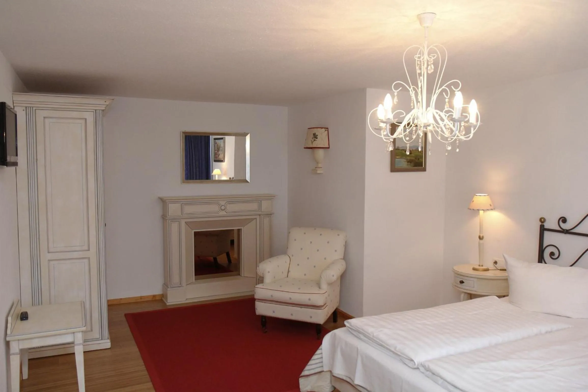 Photo of the whole room, Bed in Parkhotel Waldlust