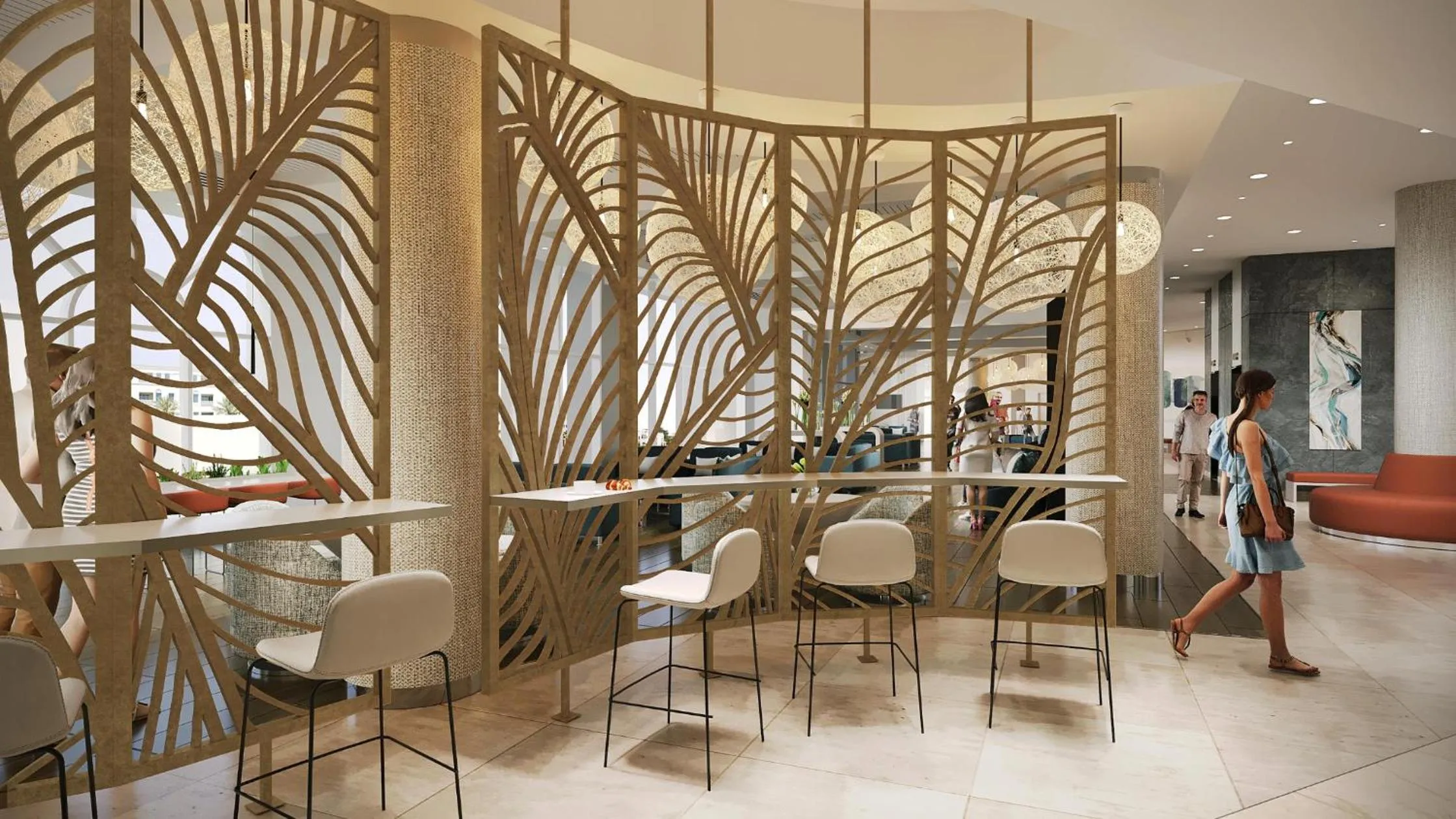Seating area in Copthorne Lakeview Hotel Dubai, Green Community