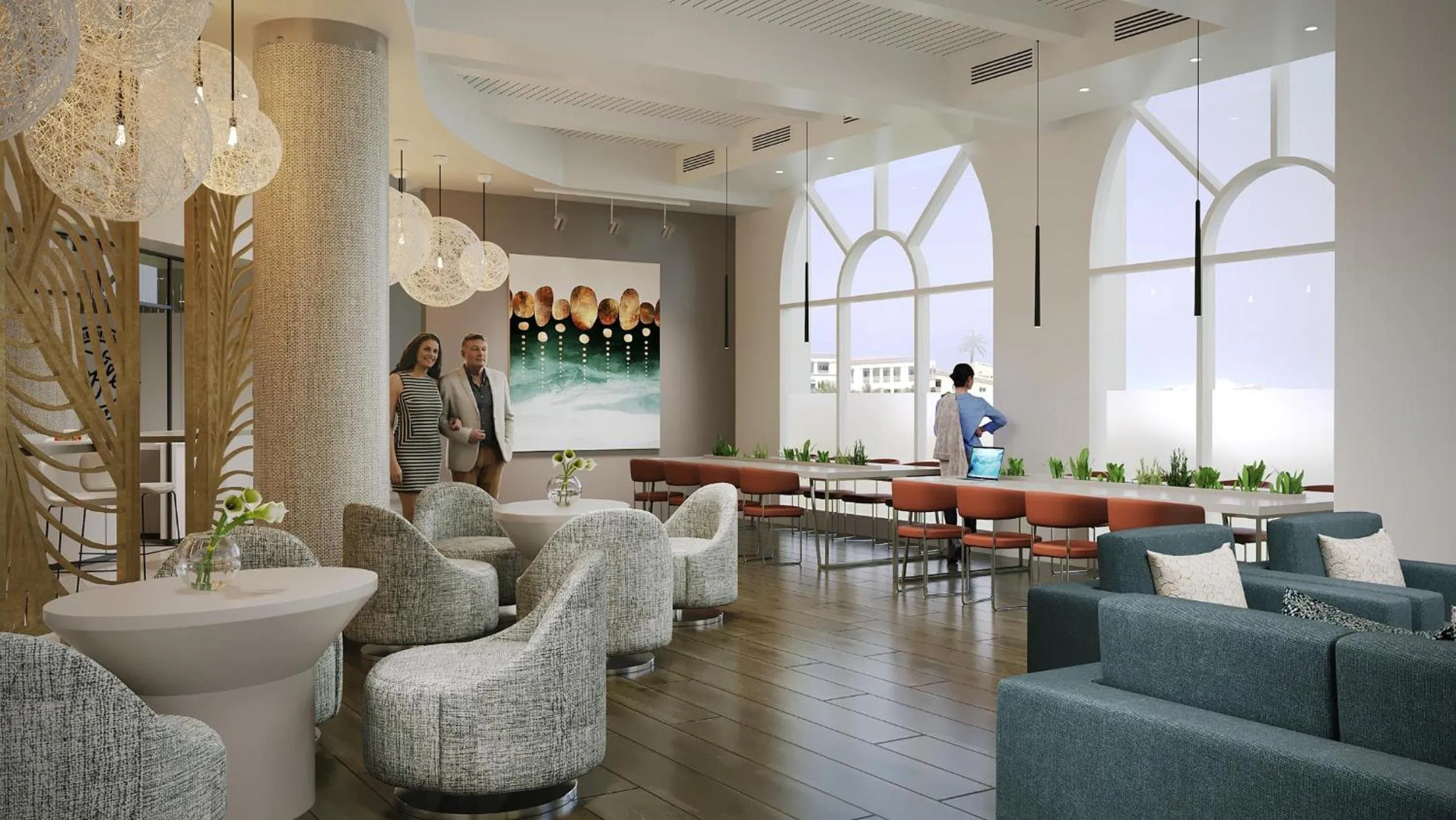 Lobby or reception in Copthorne Lakeview Hotel Dubai, Green Community
