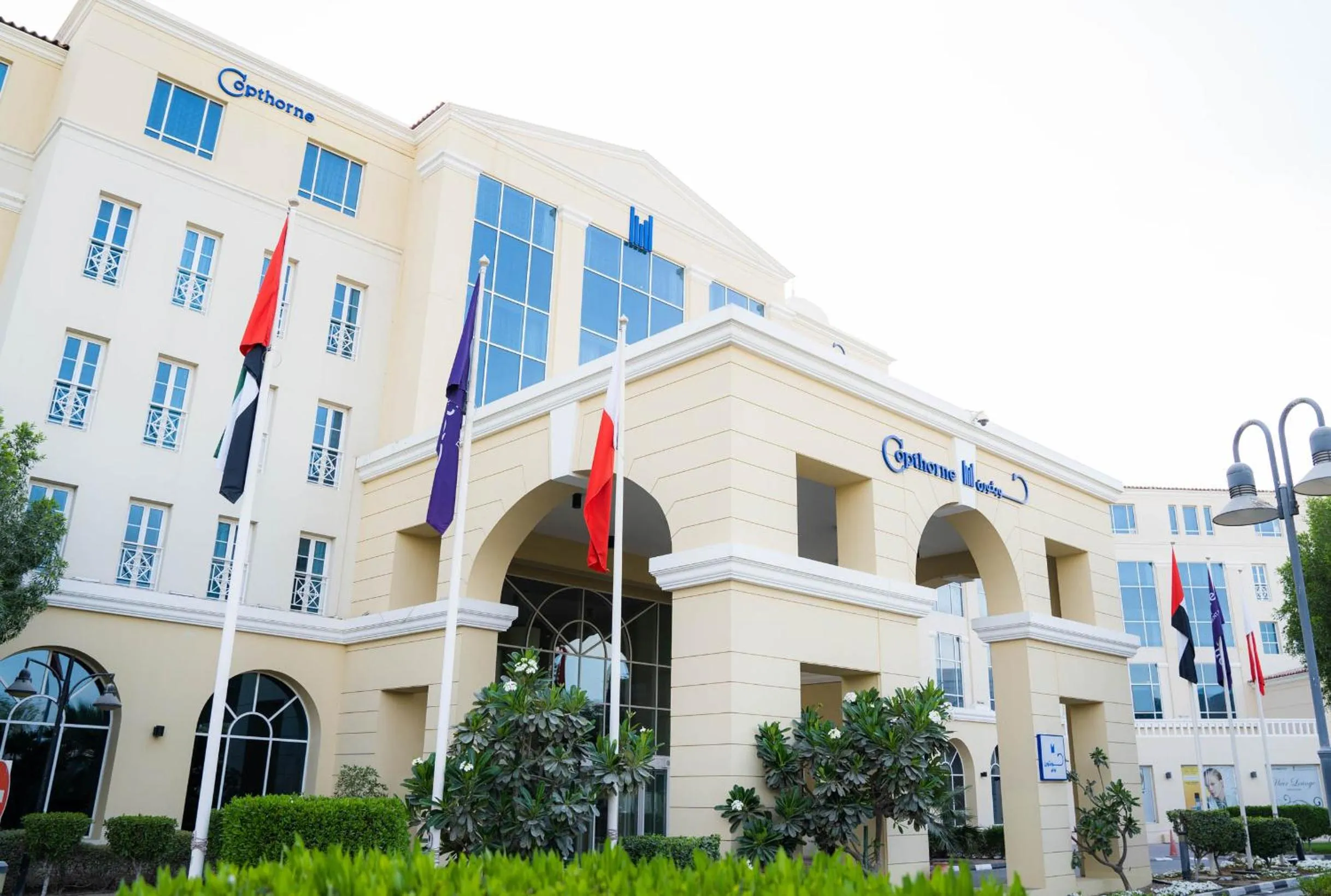 Facade/entrance in Copthorne Lakeview Hotel Dubai, Green Community