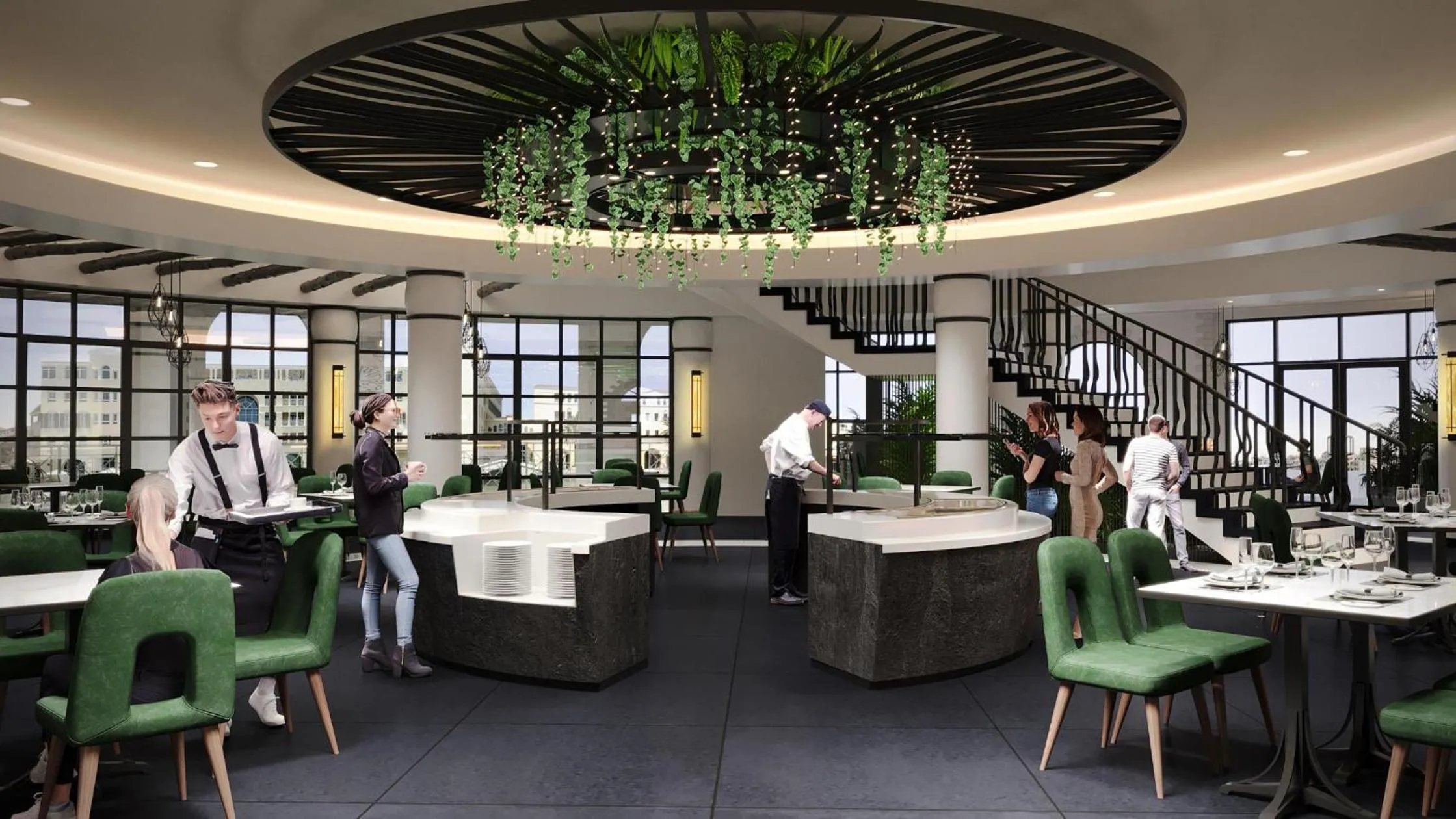 Restaurant/places to eat in Copthorne Lakeview Hotel Dubai, Green Community