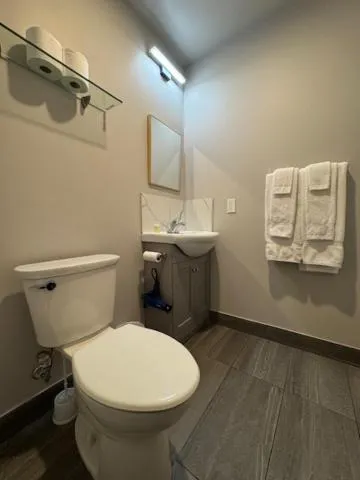 Bathroom in Big Bird Inn Wawa, SureStay Collection by Best Western