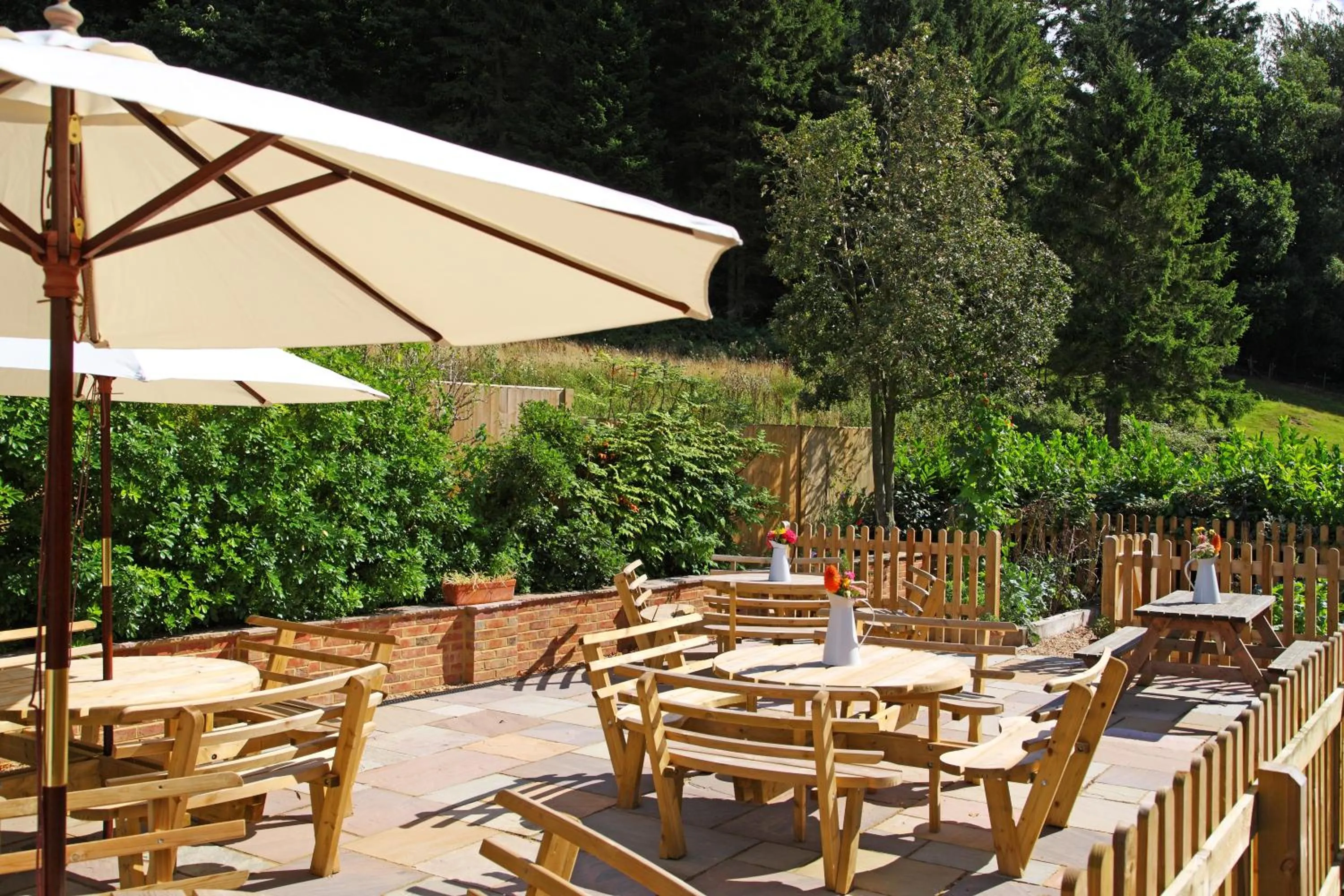 Garden in The Plough Inn