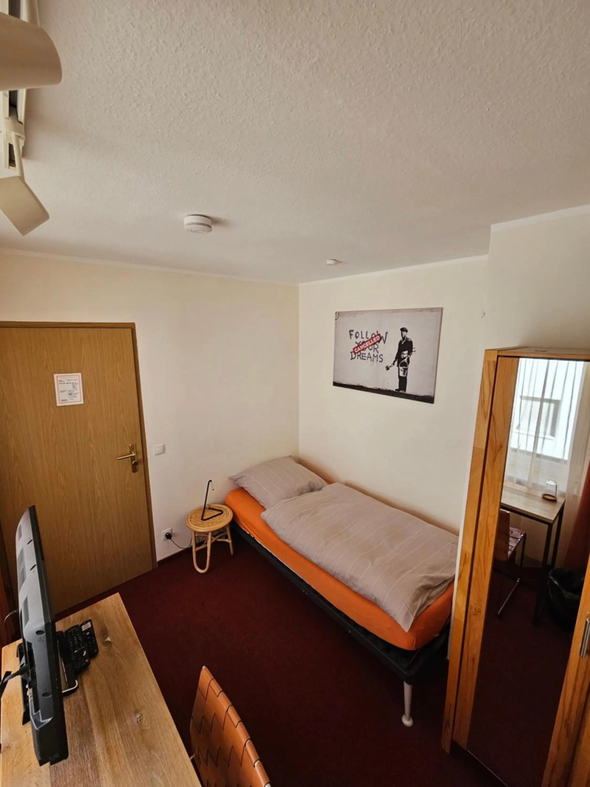 Bedroom, Bed in Hotel Donnersberg
