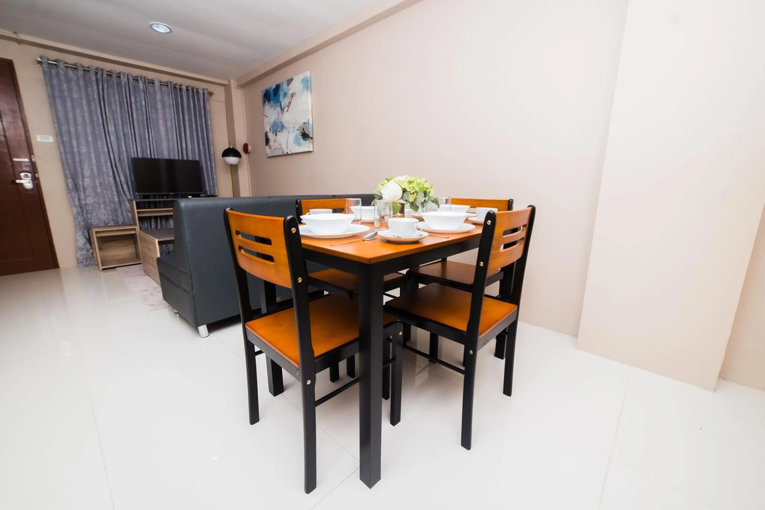 Dining area in JSB Suites