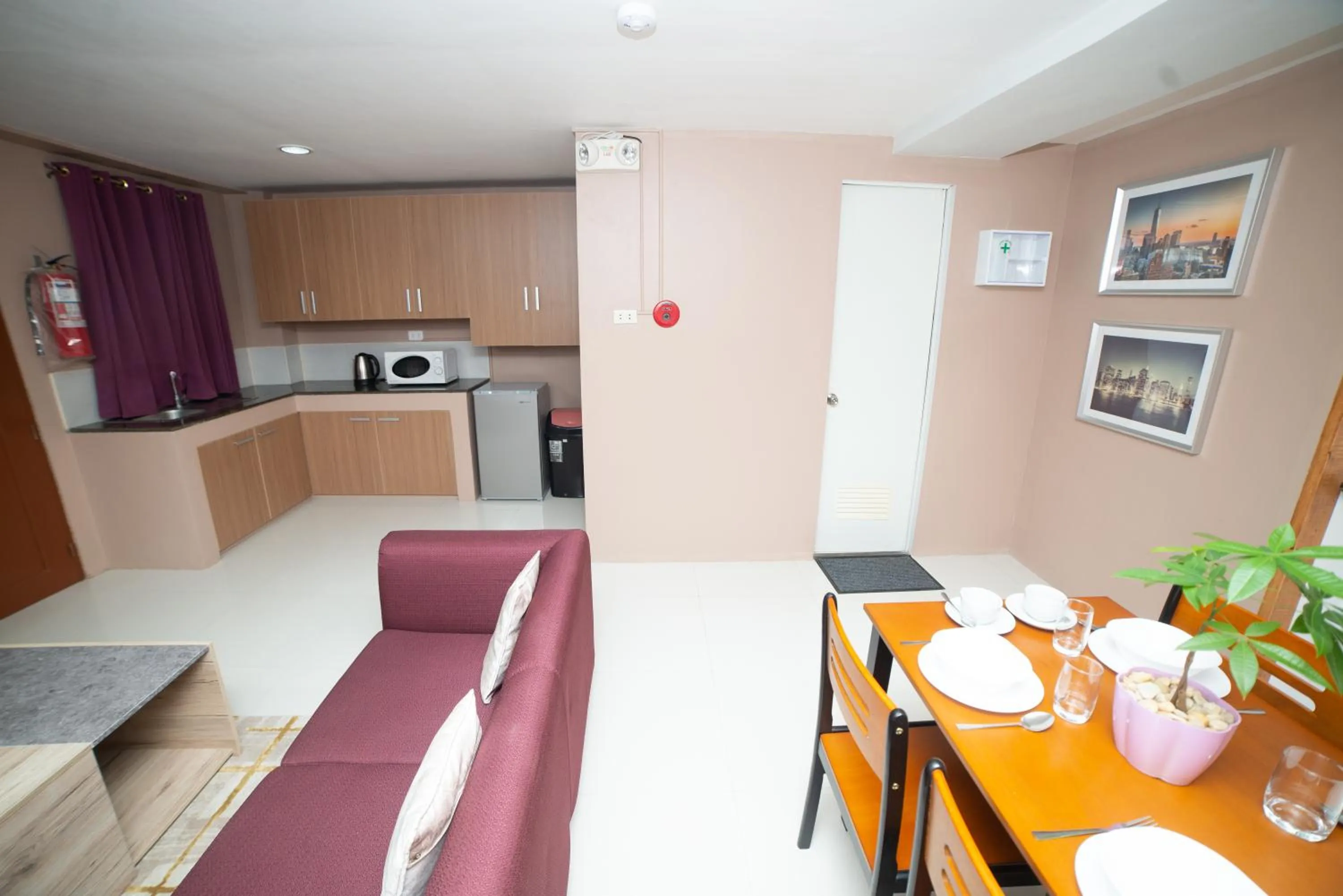 Living room in JSB Suites