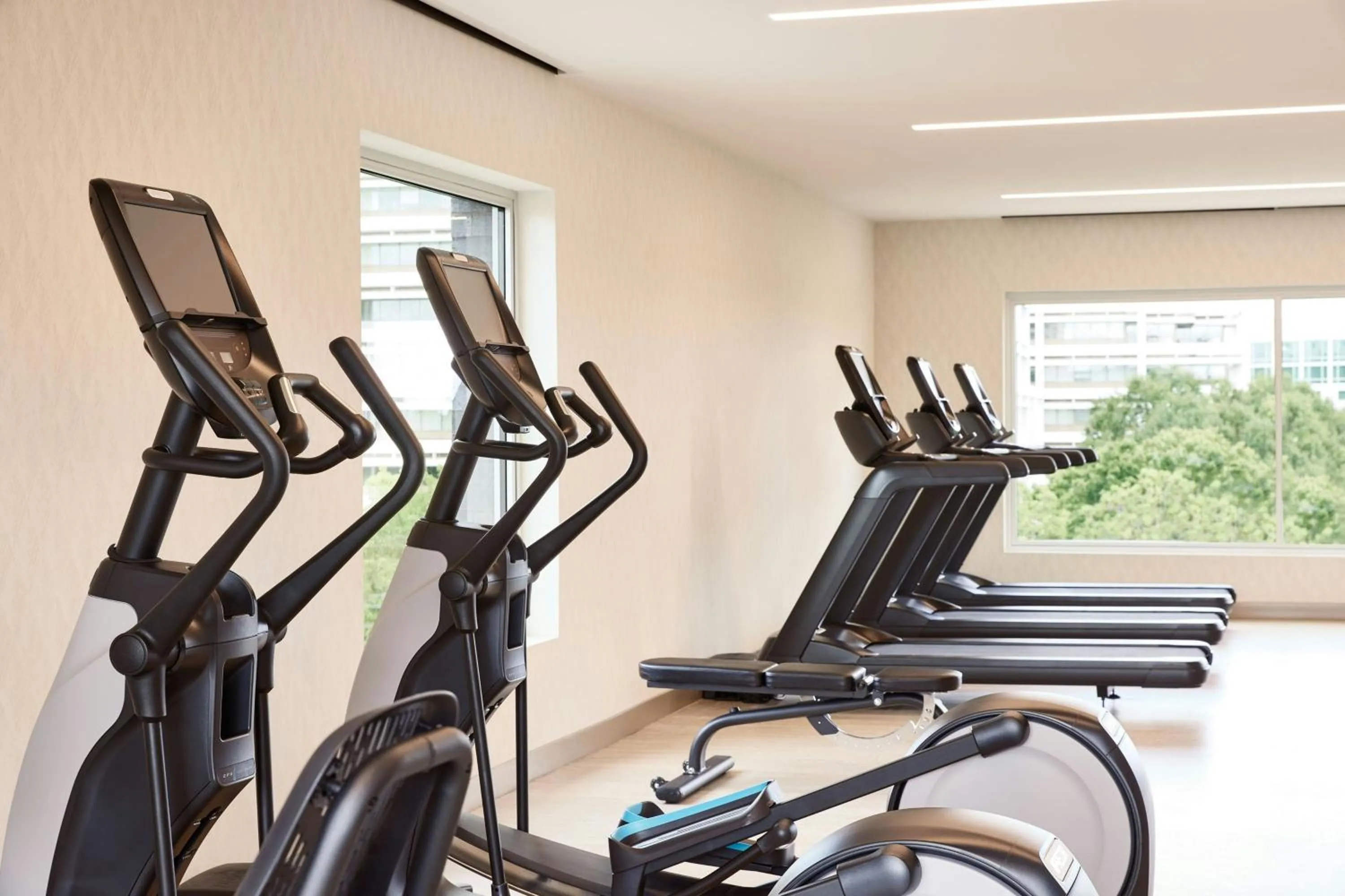 Fitness centre/facilities in AC Hotel by Marriott Atlanta Perimeter