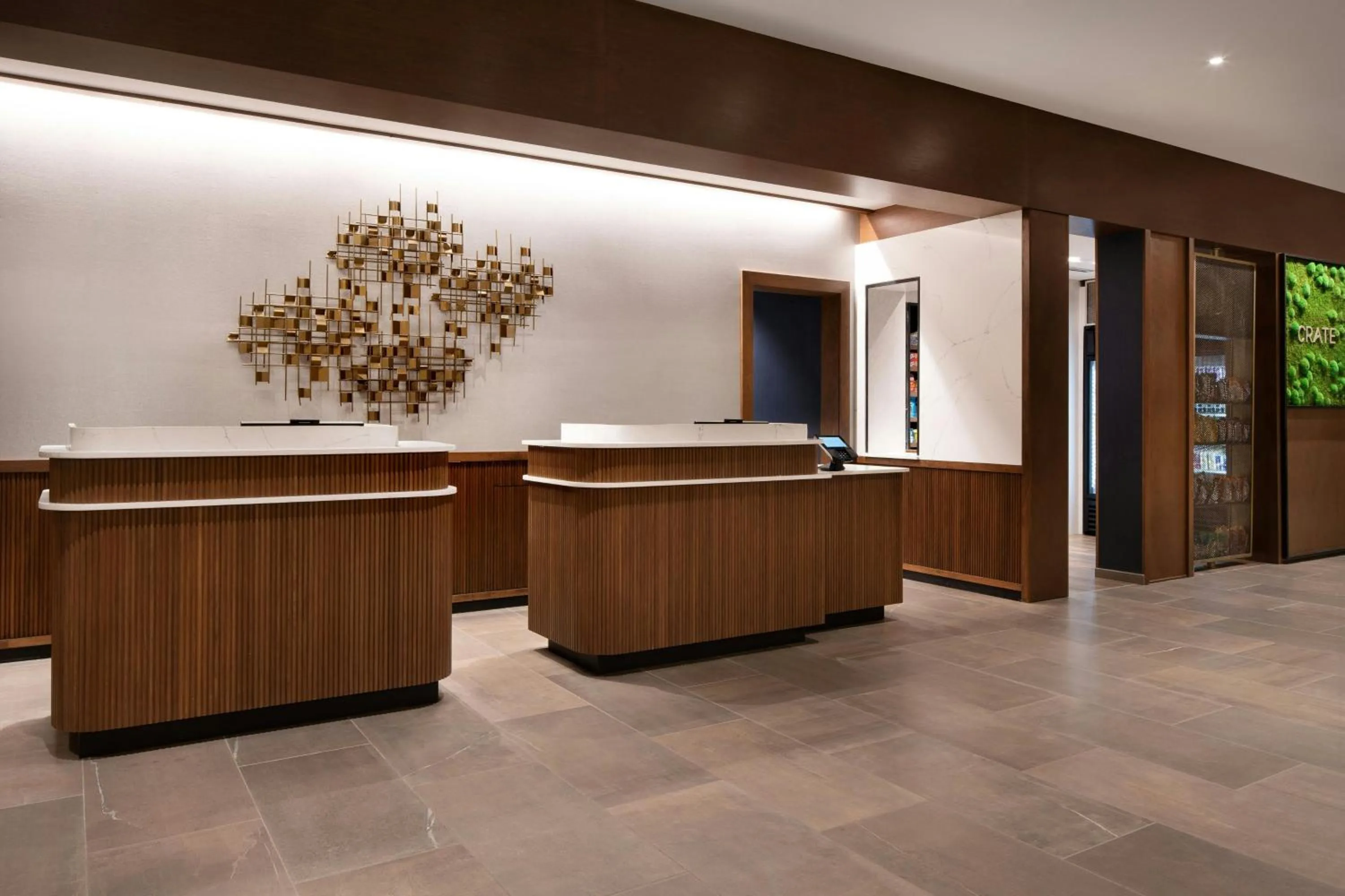 Lobby or reception in Courtyard by Marriott Fresno Clovis