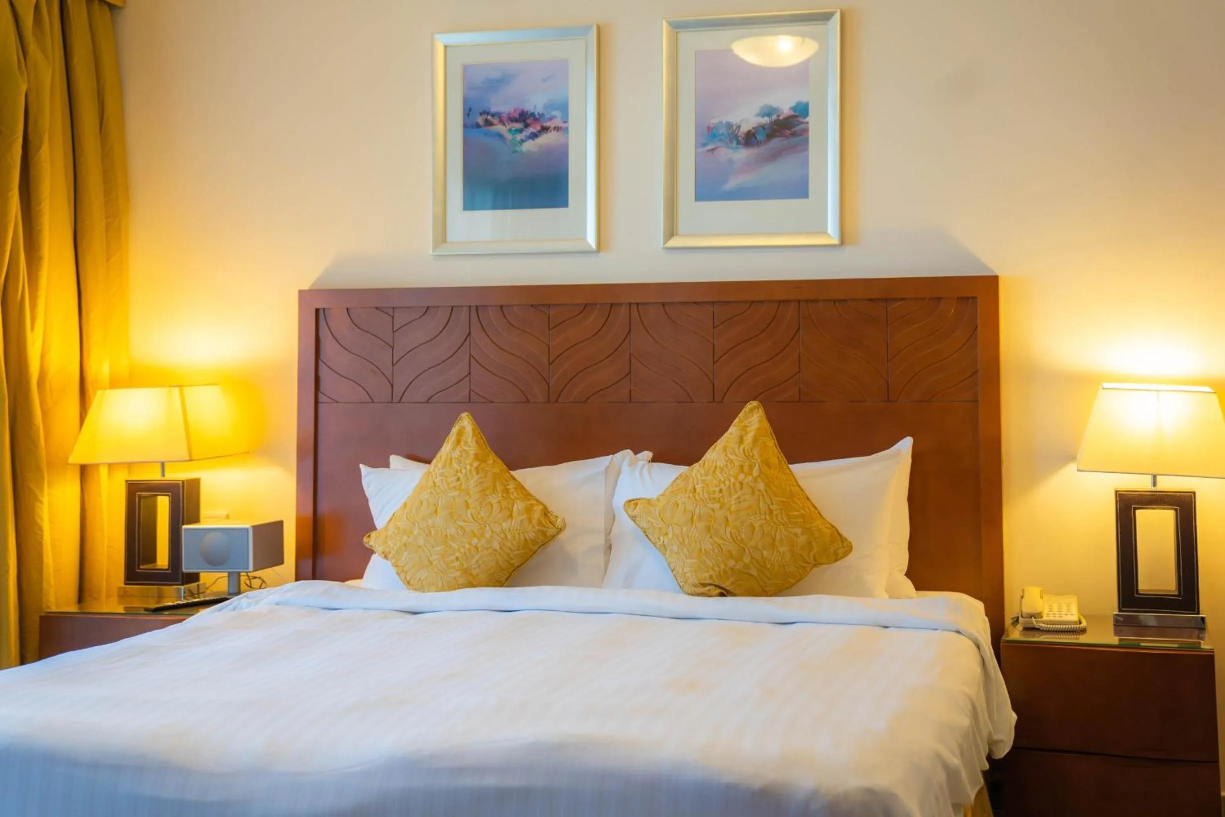 Bedroom, Bed in Copthorne Lakeview Executive Apartments Dubai, Green Community