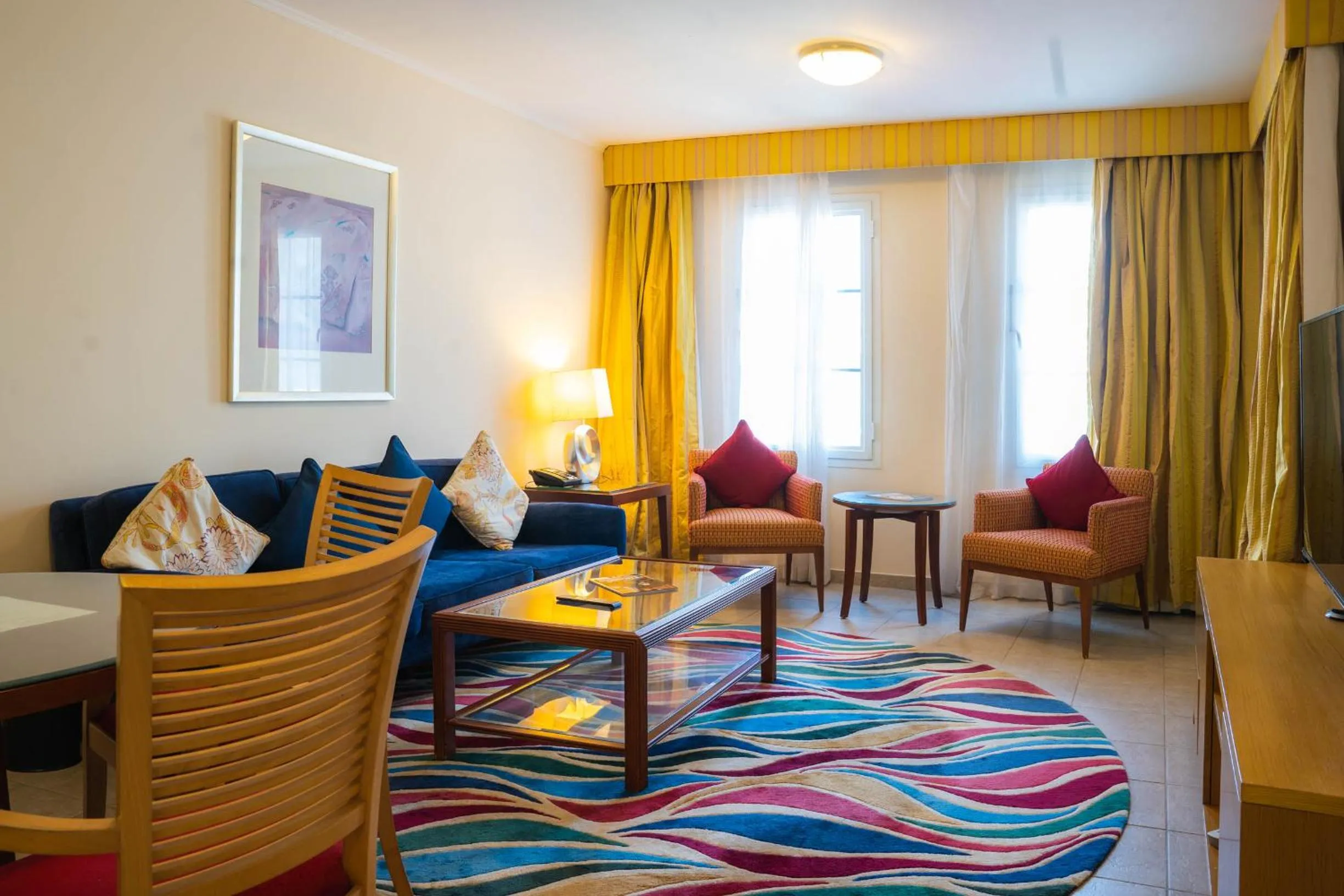 Living room in Copthorne Lakeview Executive Apartments Dubai, Green Community