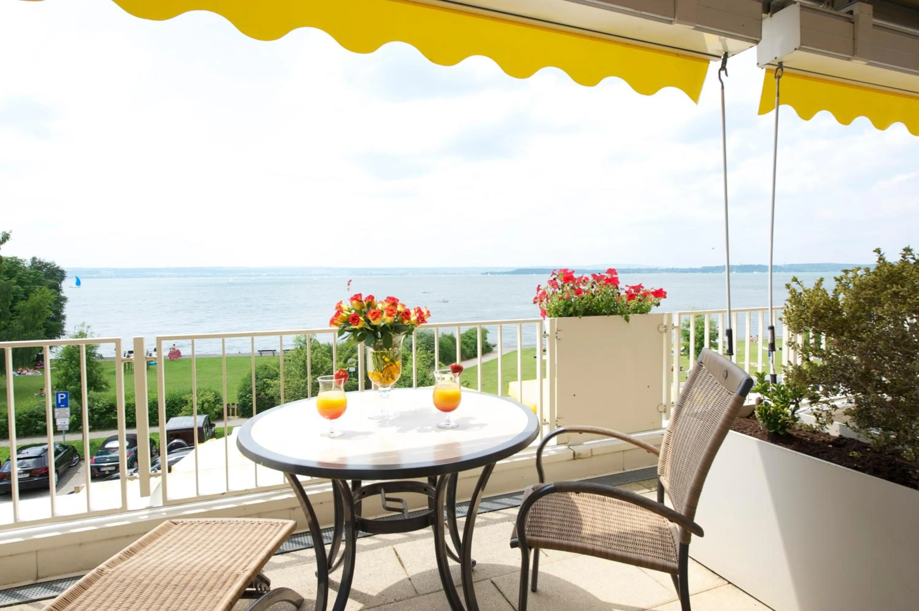 Balcony/Terrace in Seehotel OFF