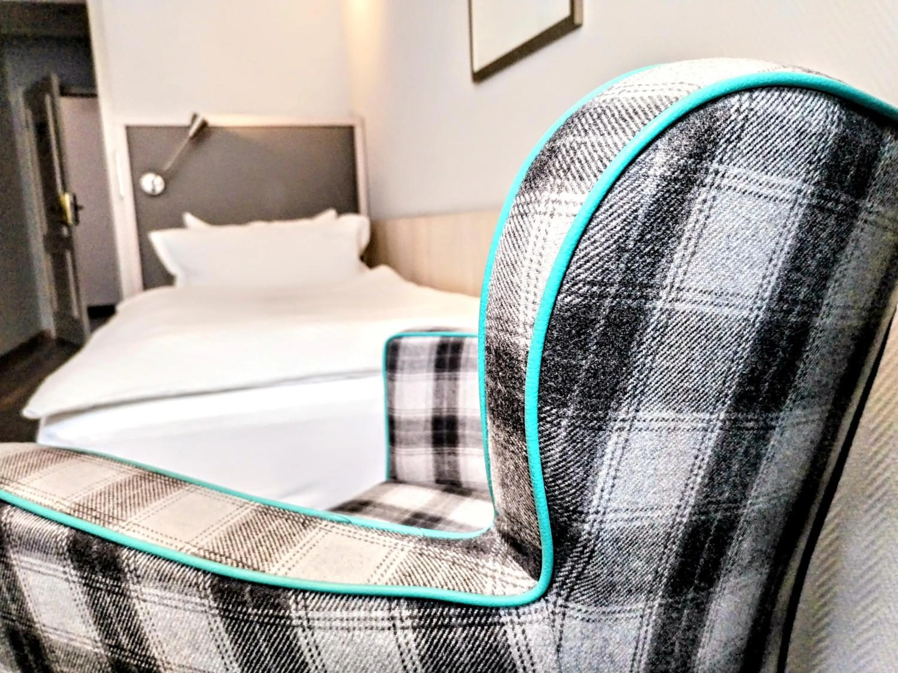 Bed in Hotel Braunschweiger Hof