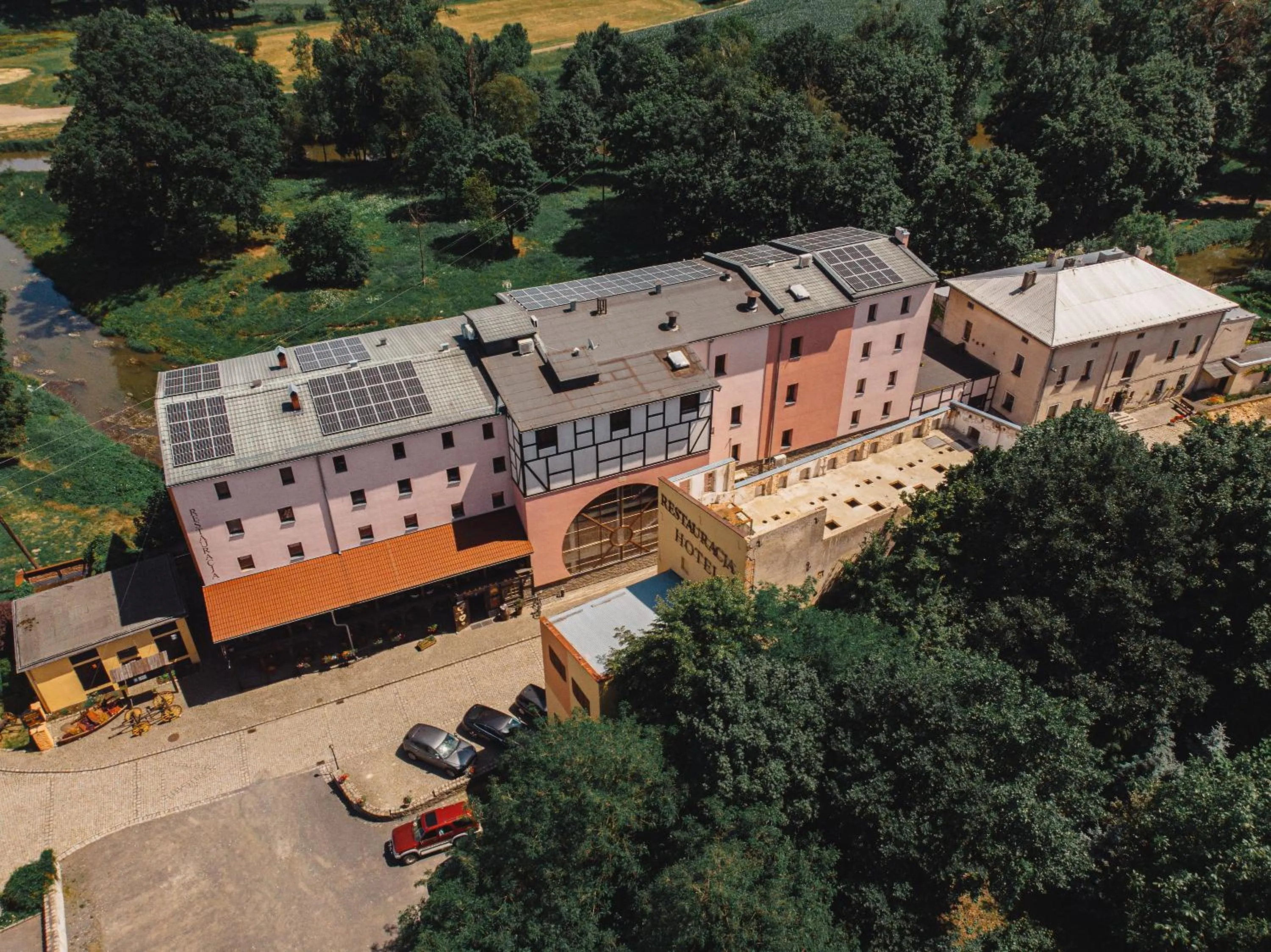 Property building in Hotel Zamkowy Młyn