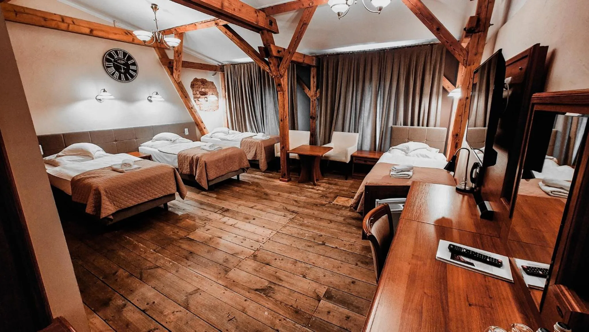 Bed in Hotel Zamkowy Młyn