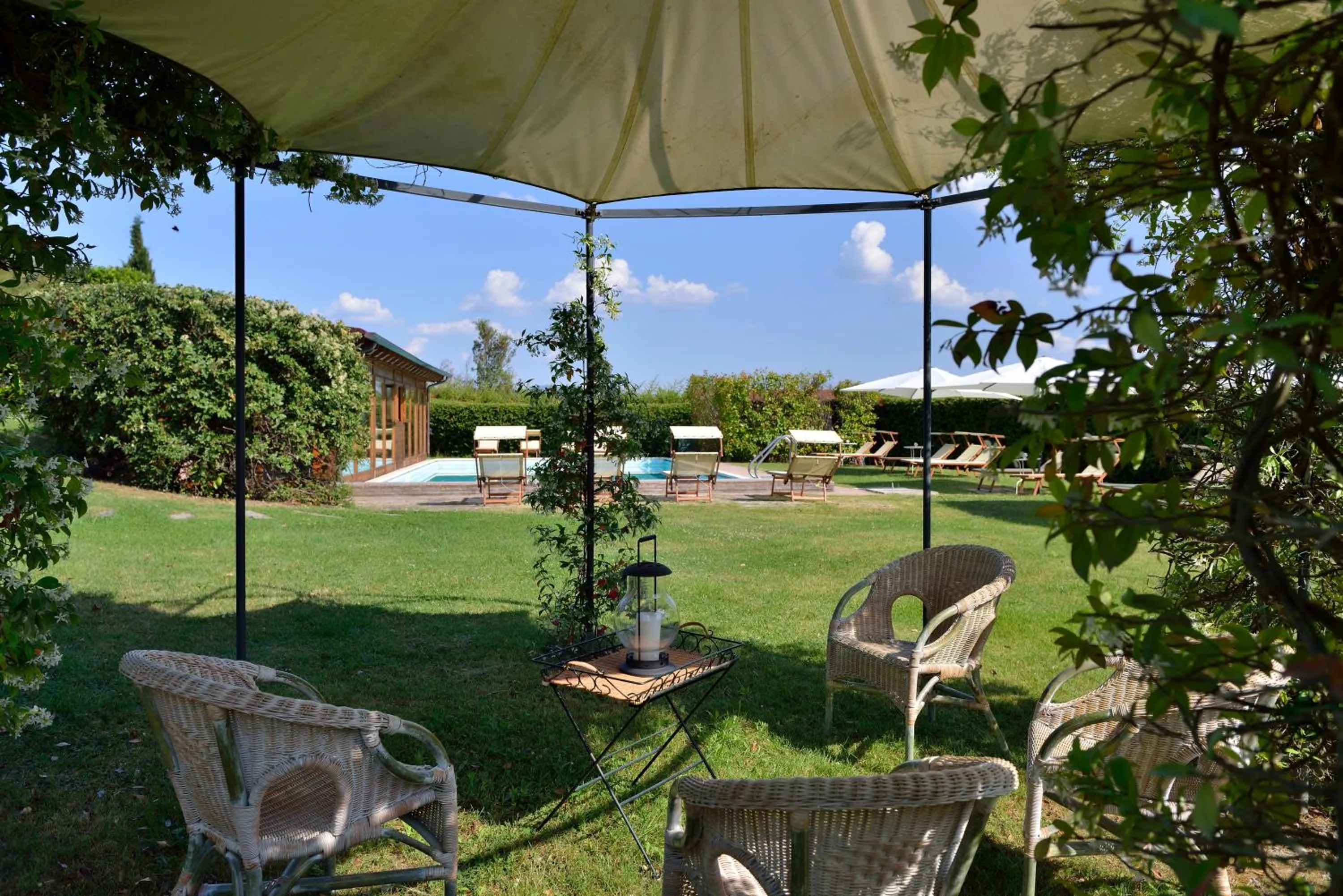 Garden view in Porsenna Resort