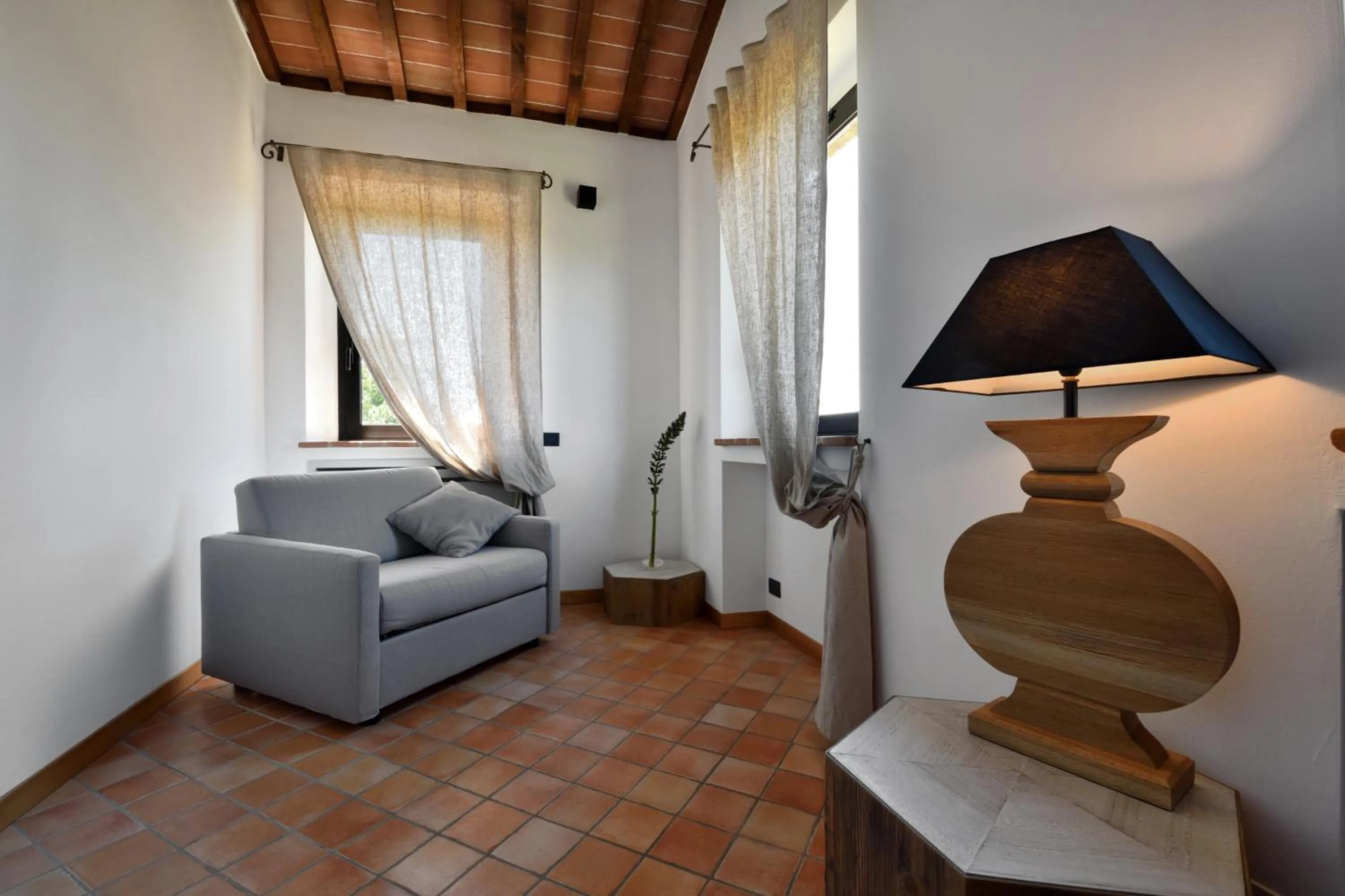 Seating area in Porsenna Resort