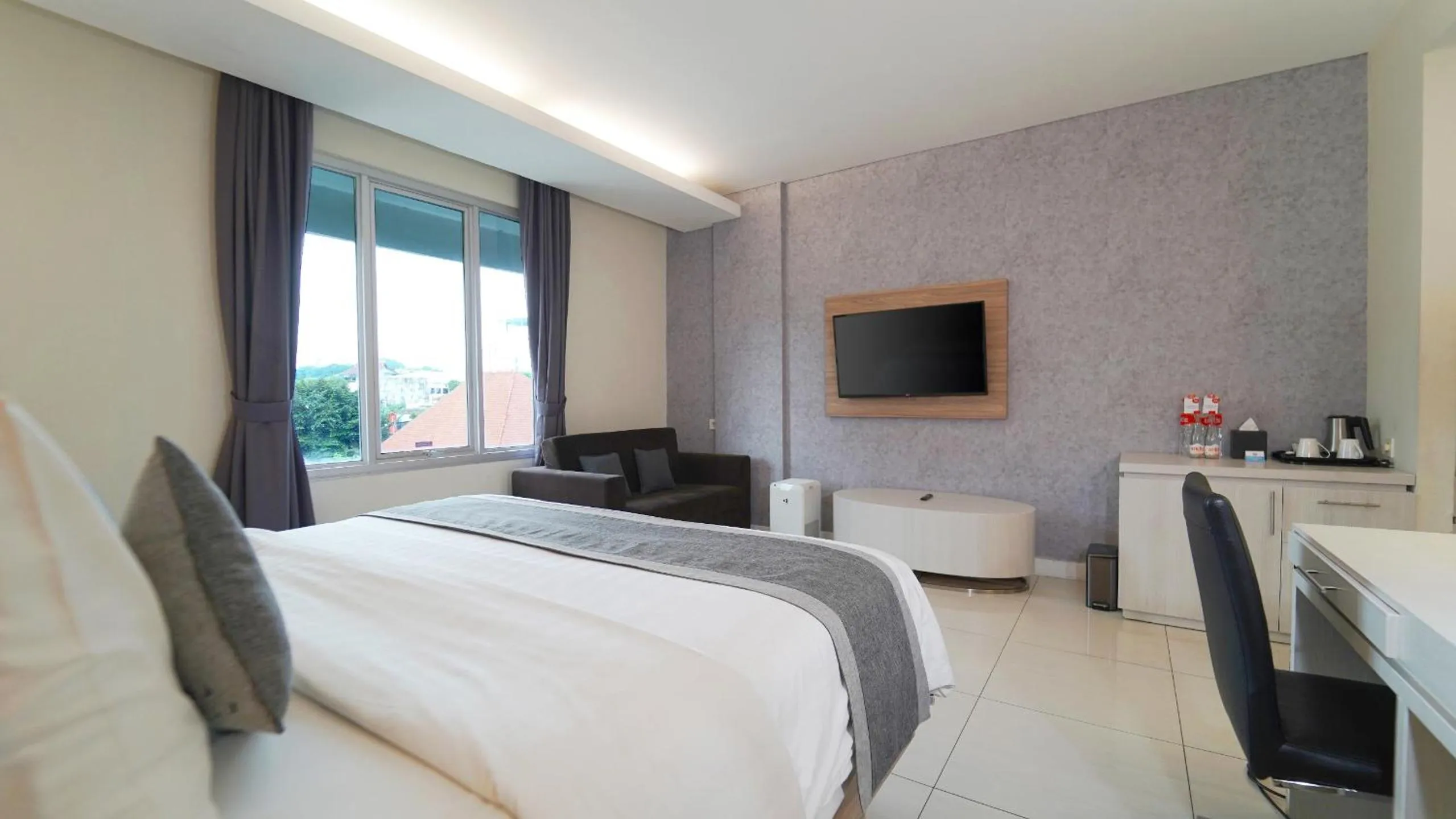 Bed in Patra Bandung Hotel