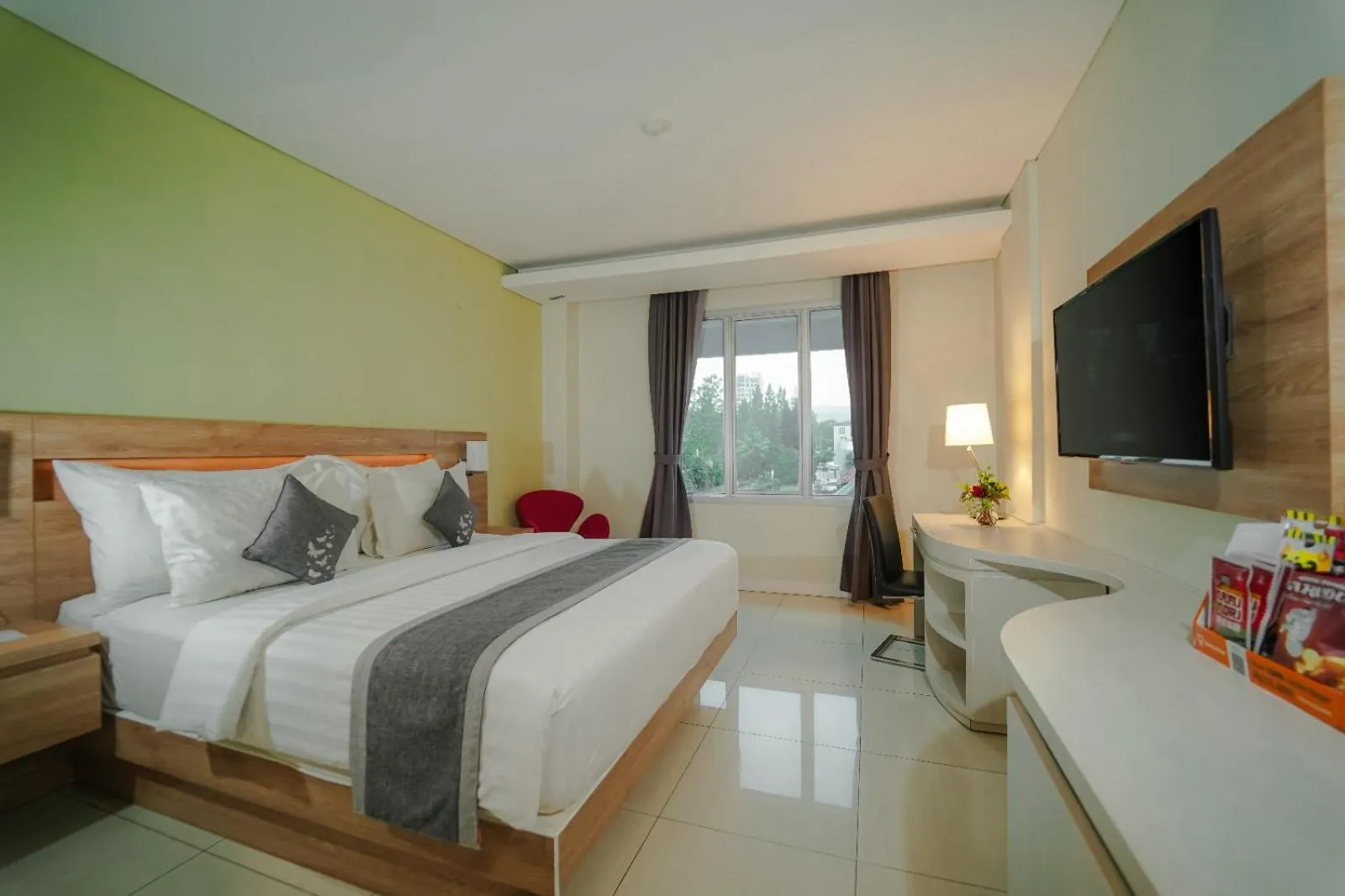 Bed in Patra Bandung Hotel