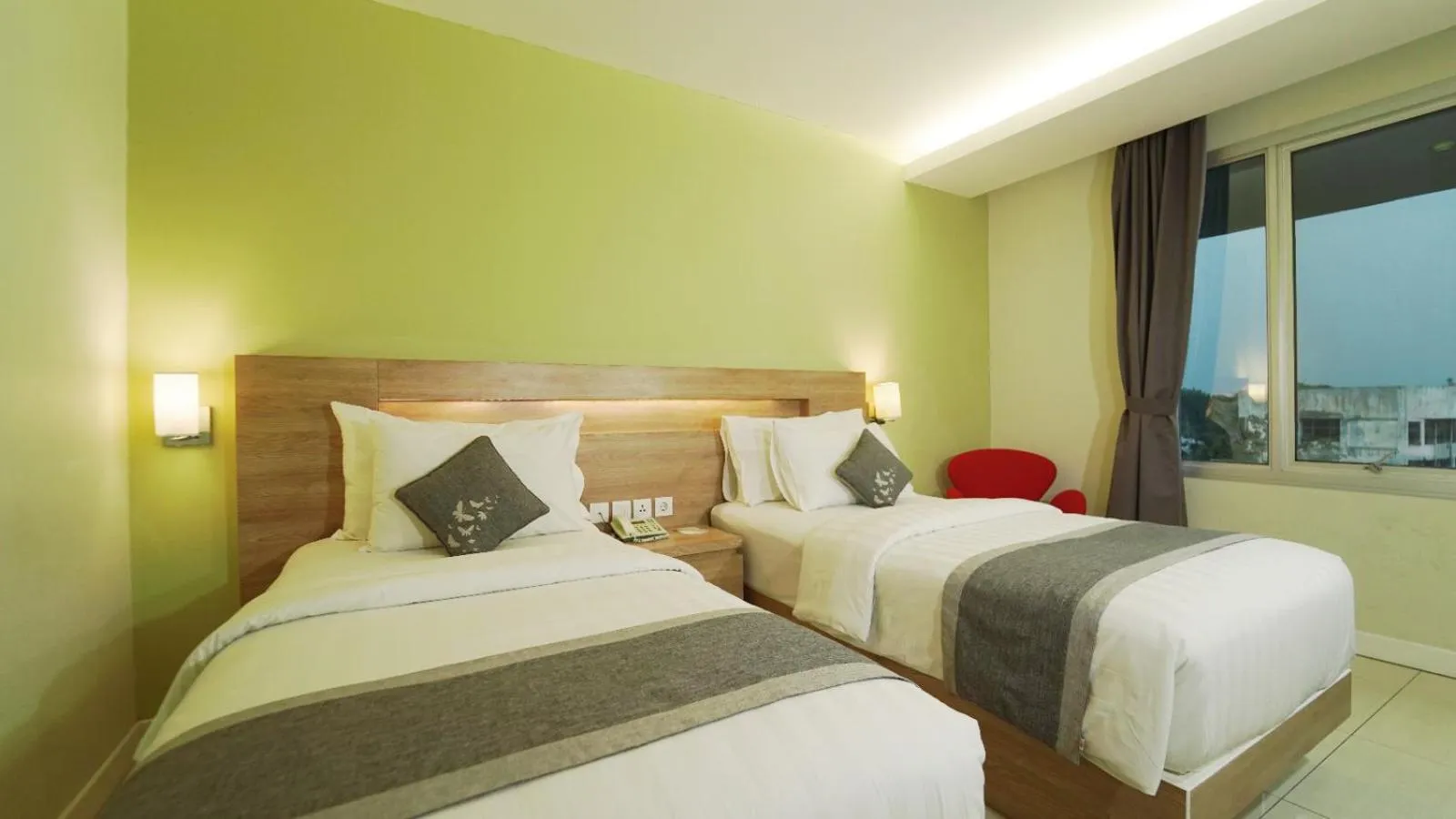 Bed in Patra Bandung Hotel