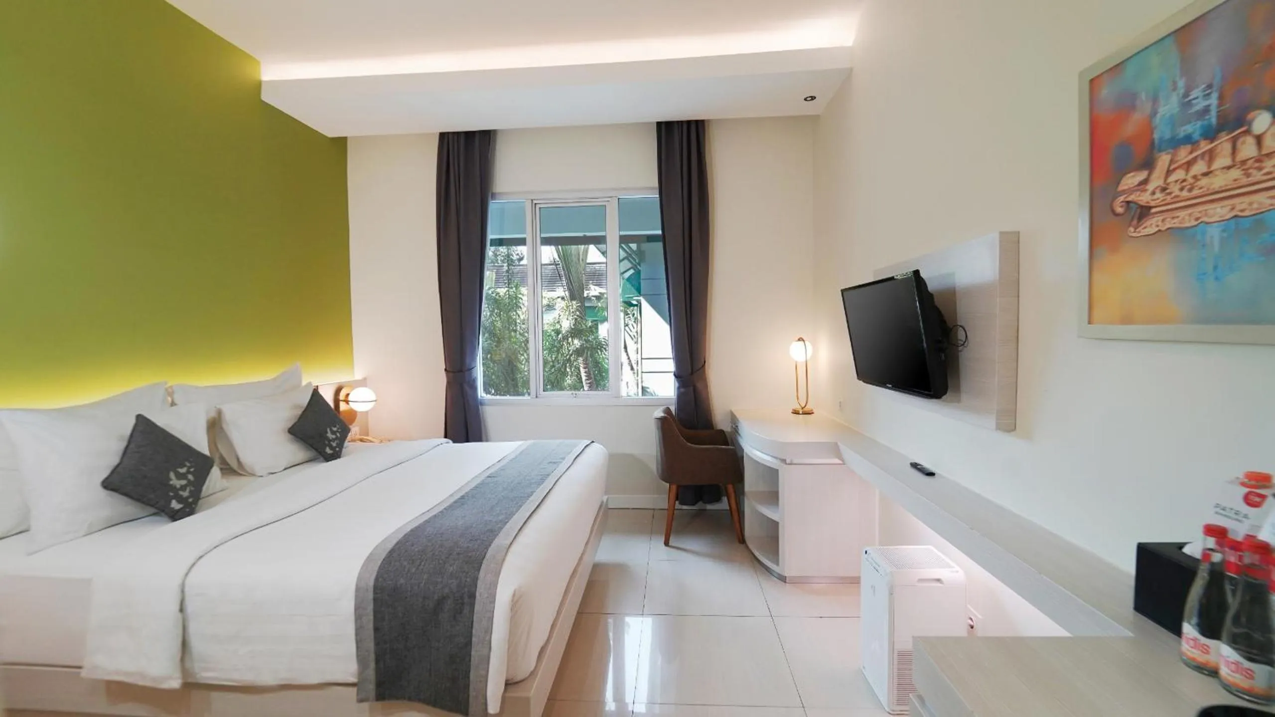 Bed in Patra Bandung Hotel