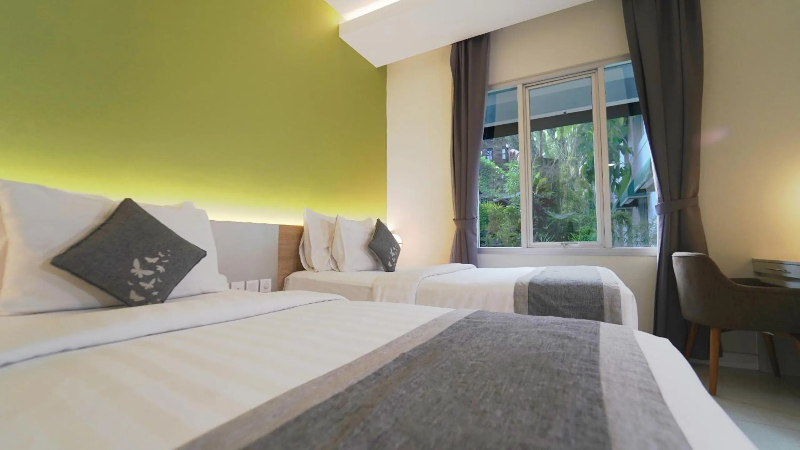 Bed in Patra Bandung Hotel