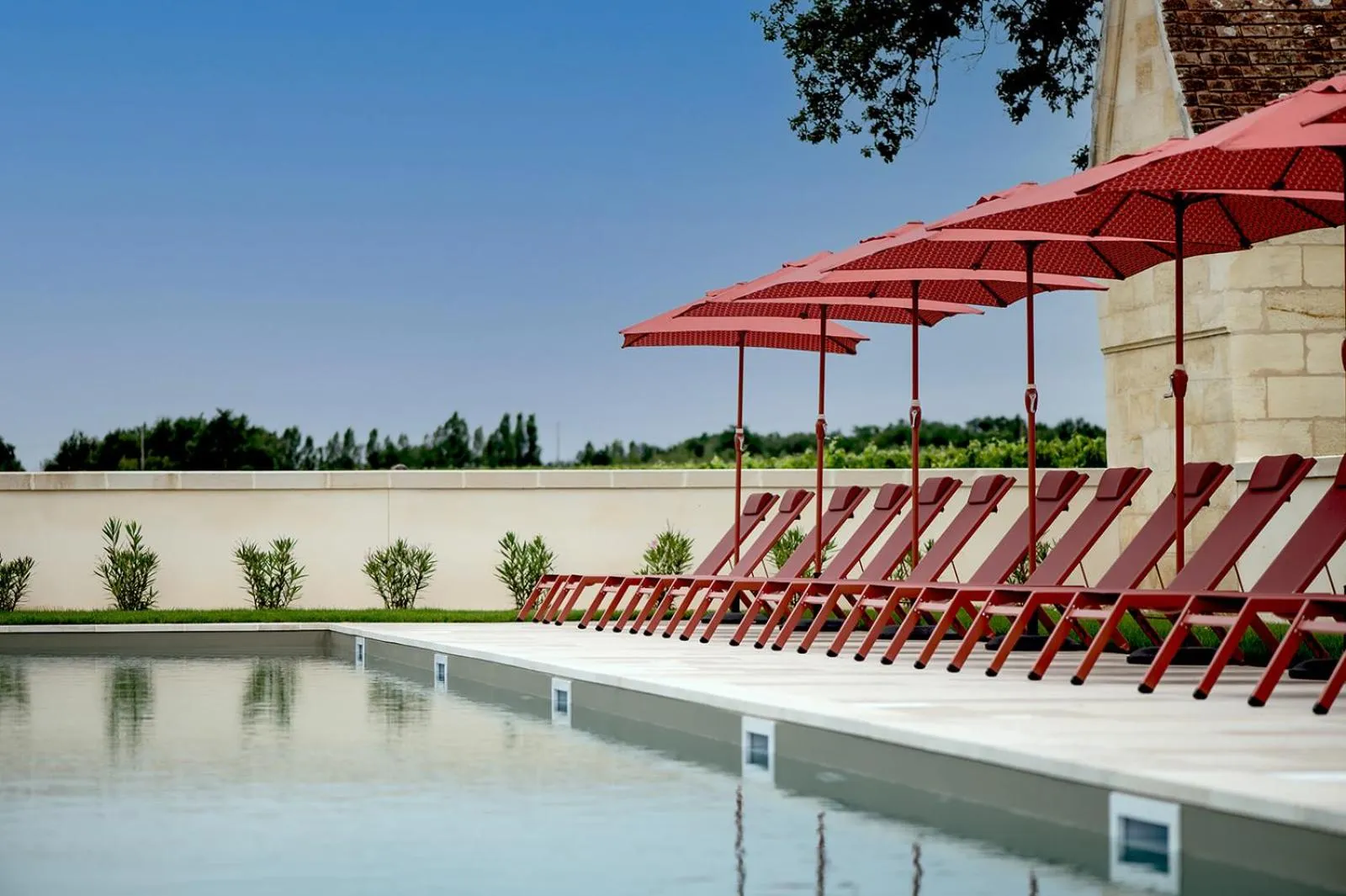 Swimming pool in Château Fage La Maison des Vignes - Saint-Émilion