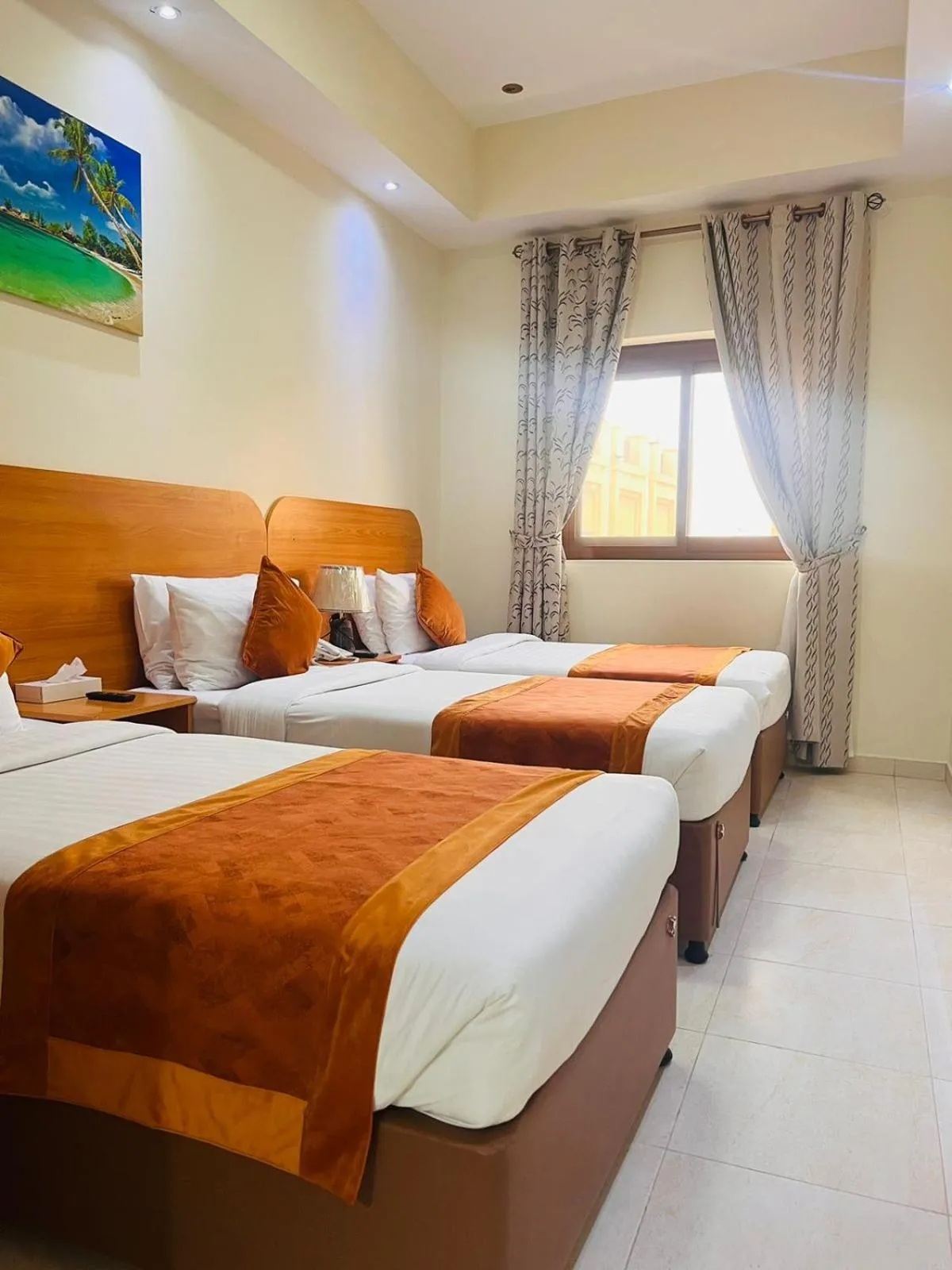 Bed in Marhaba Deira Hotel