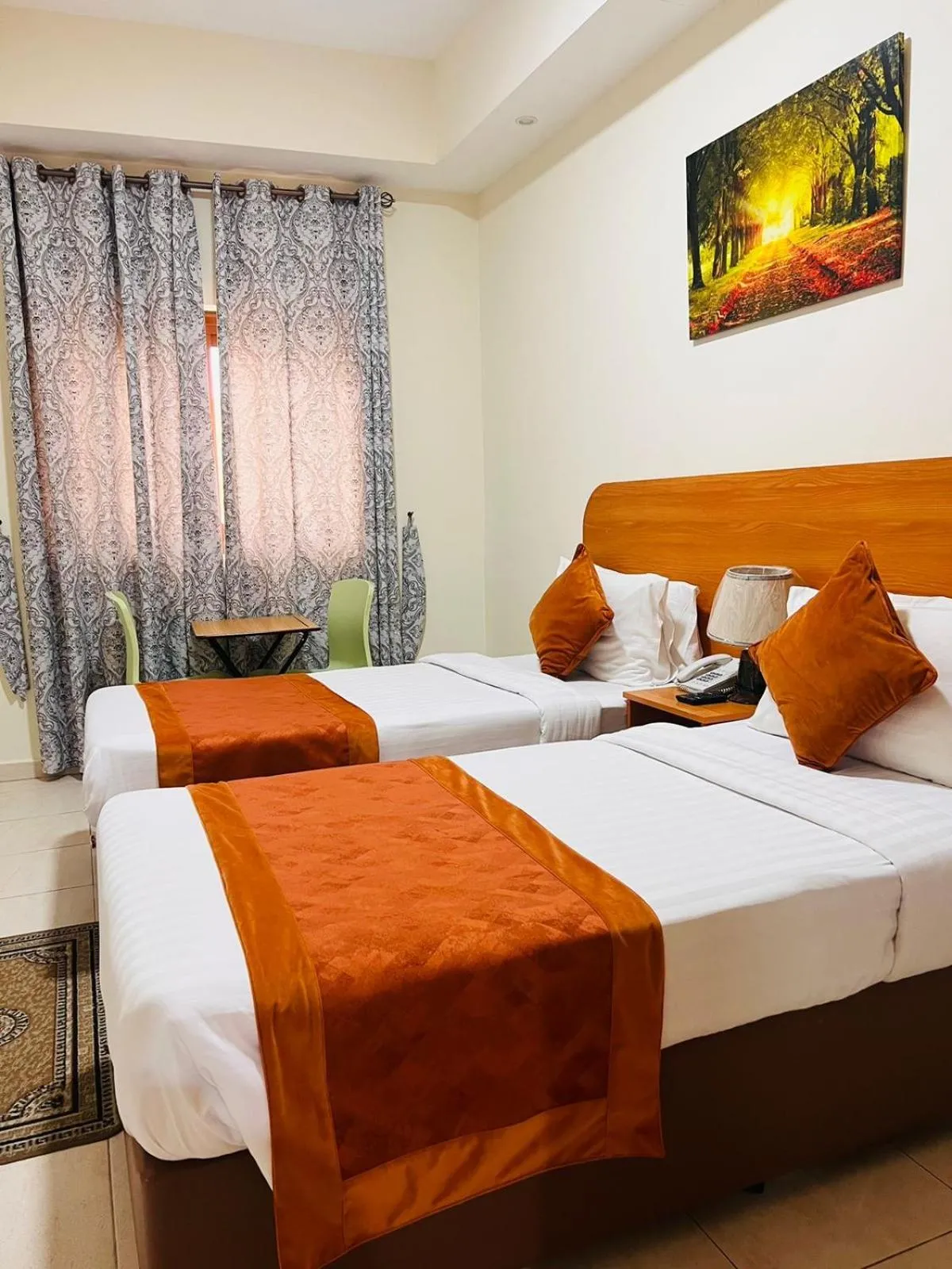 Bed in Marhaba Deira Hotel