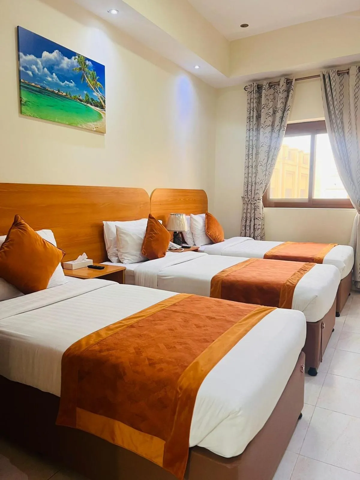 Bed in Marhaba Deira Hotel