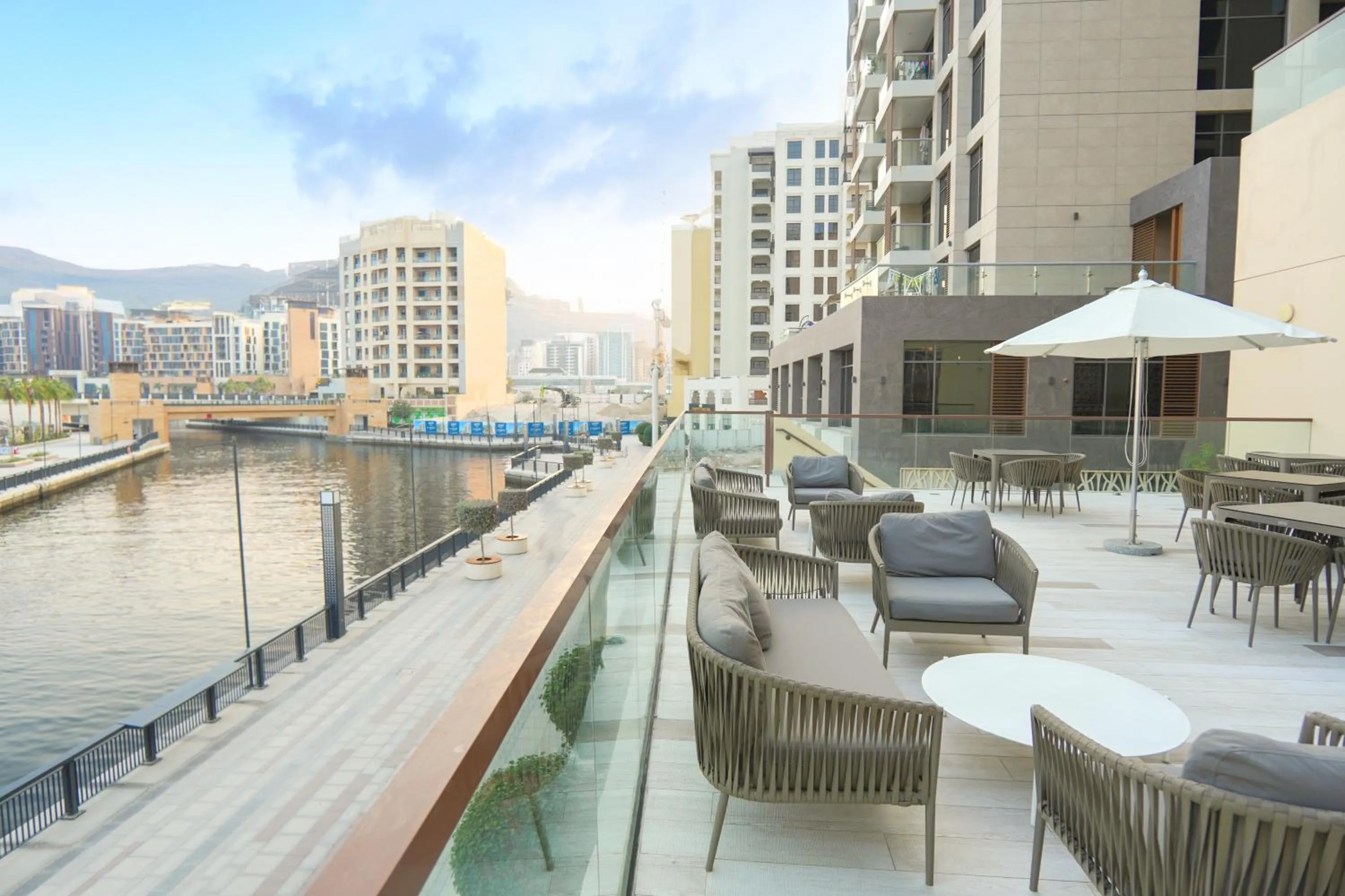 Balcony/Terrace in Pavilion Hotel Al Jaddaf Managed by Nooa