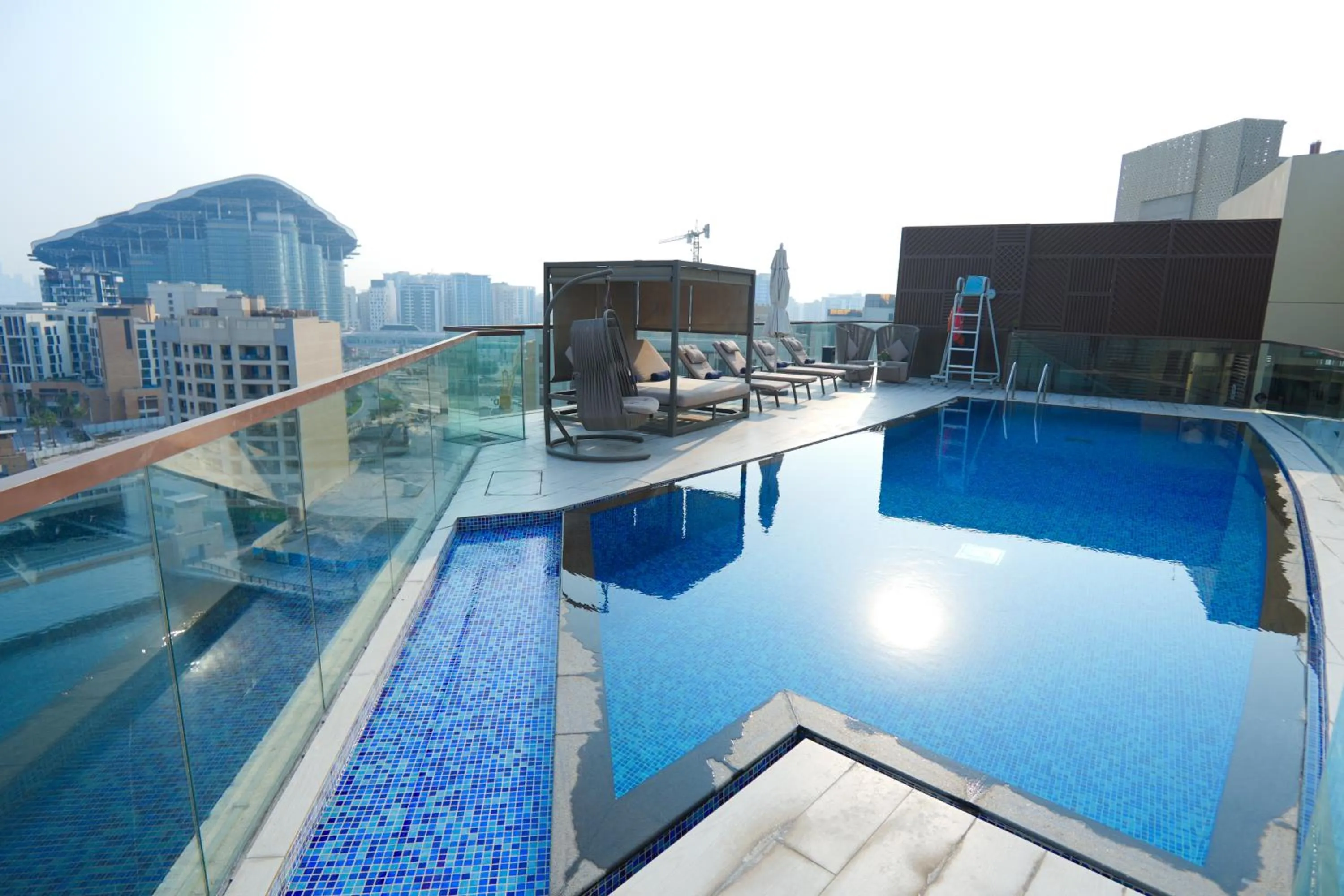 Pool view in Pavilion Hotel Al Jaddaf Managed by Nooa