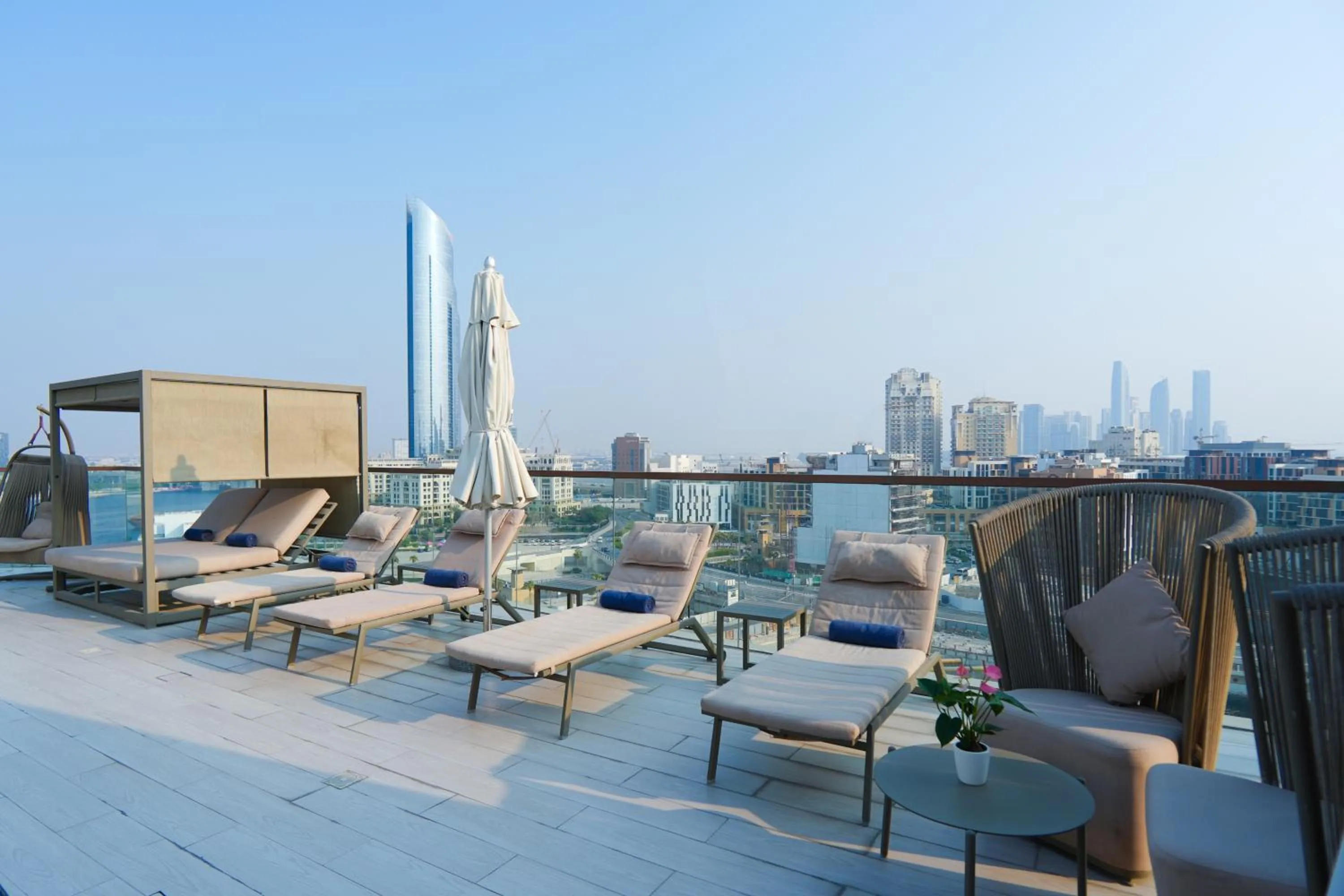 Swimming pool in Pavilion Hotel Al Jaddaf Managed by Nooa