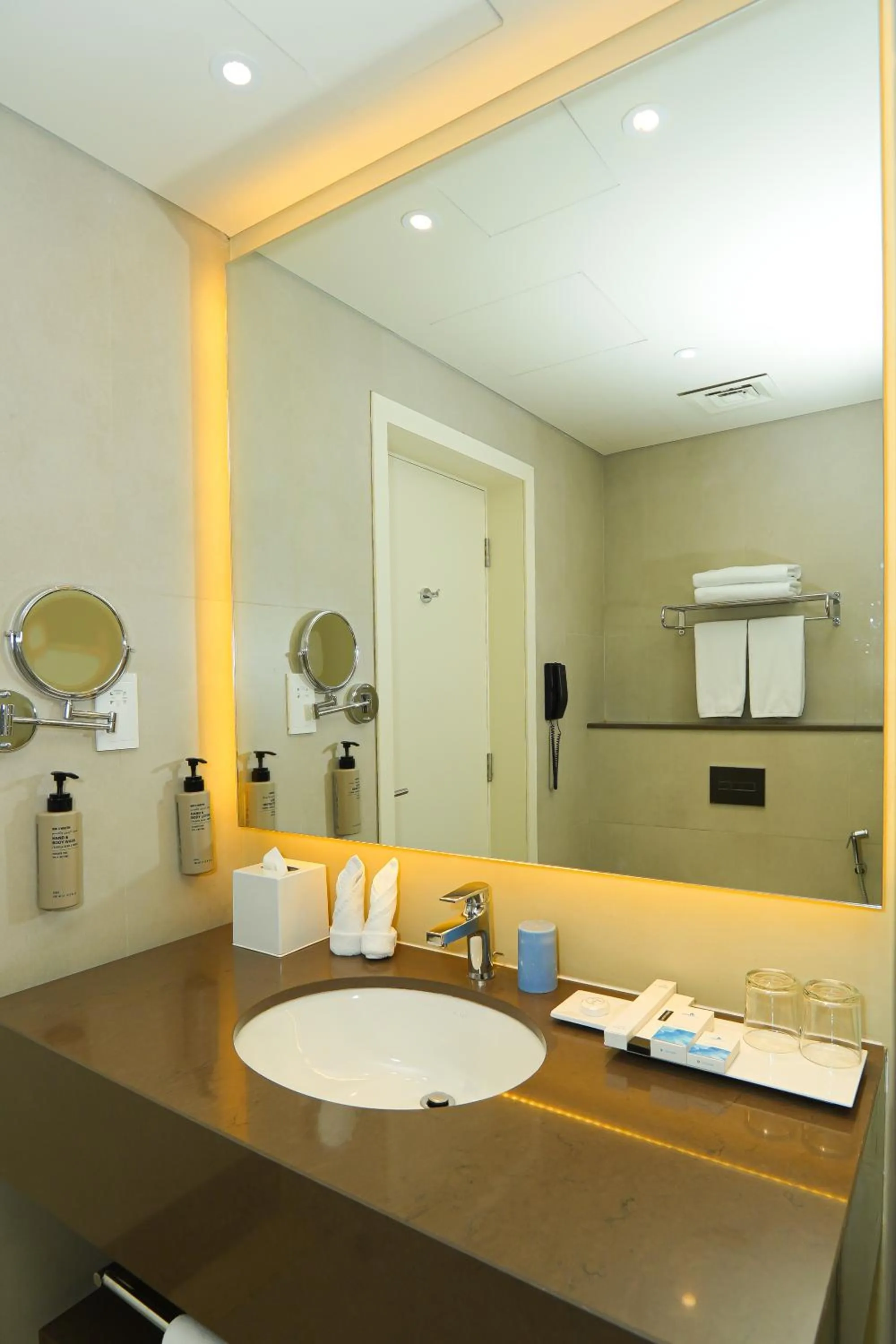 Bathroom in Pavilion Hotel Al Jaddaf Managed by Nooa