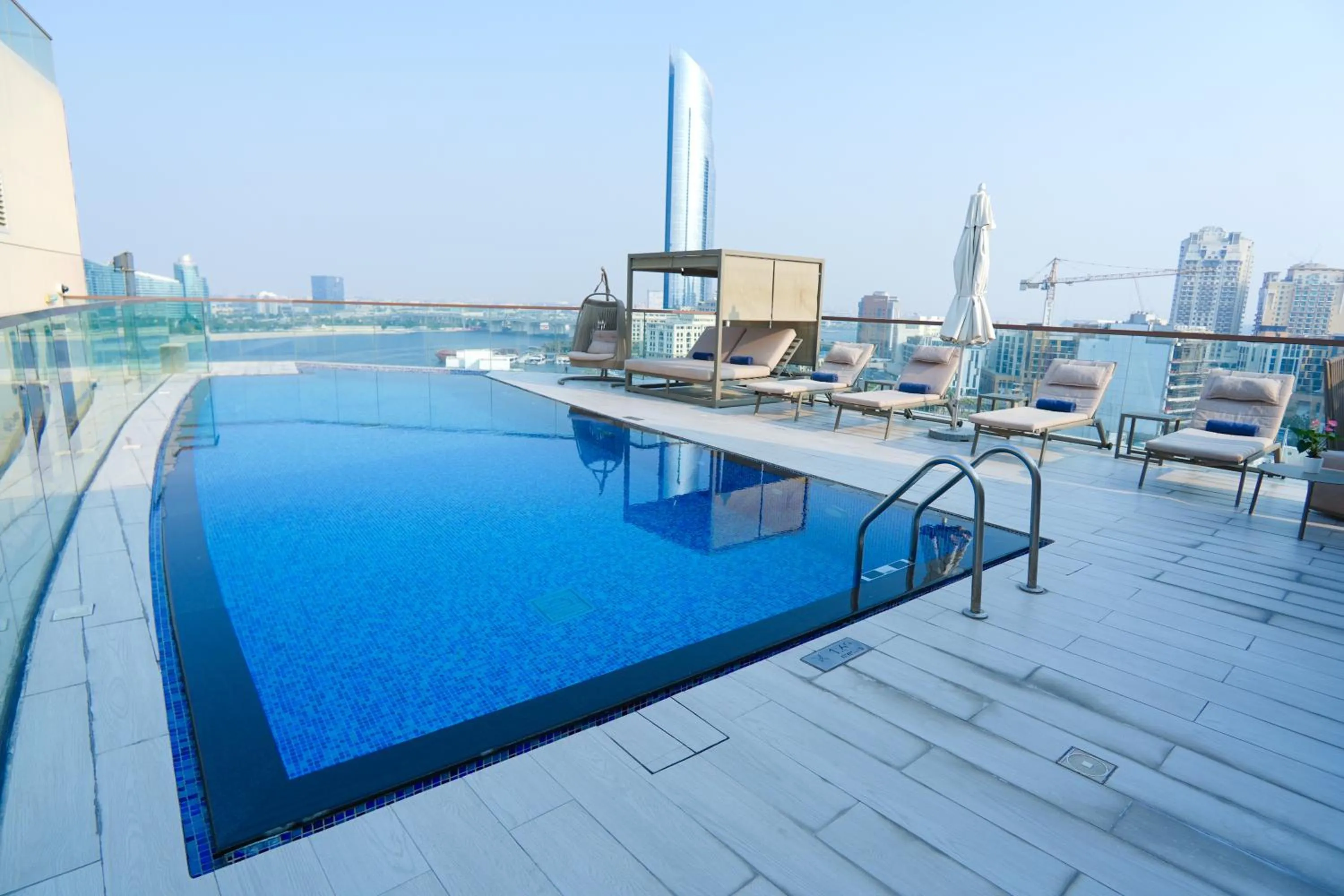 Swimming pool in Pavilion Hotel Al Jaddaf Managed by Nooa