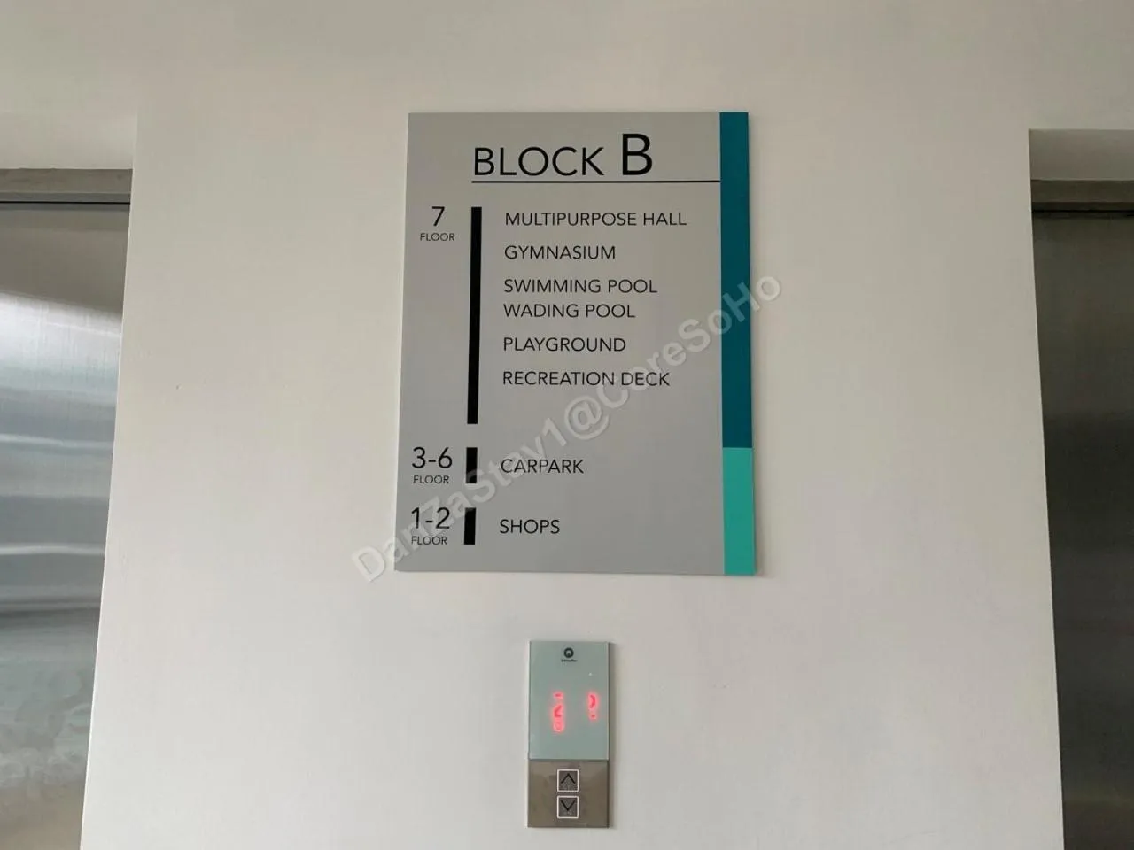 Floor plan in DanzaStay1@CoreSoHo - nearby KLIA