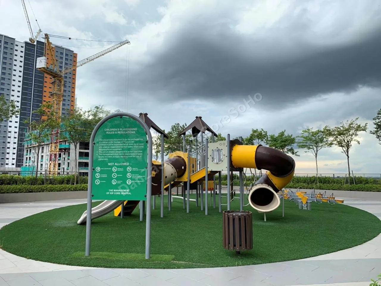 Children play ground in DanzaStay1@CoreSoHo - nearby KLIA