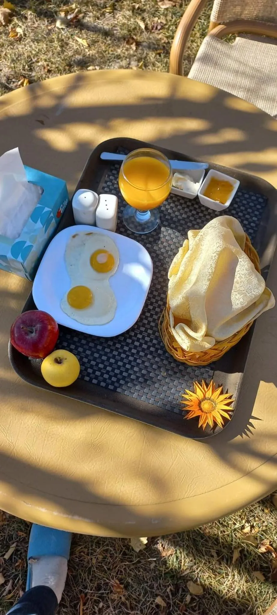 Breakfast in Grapes Garden Resort Hunza