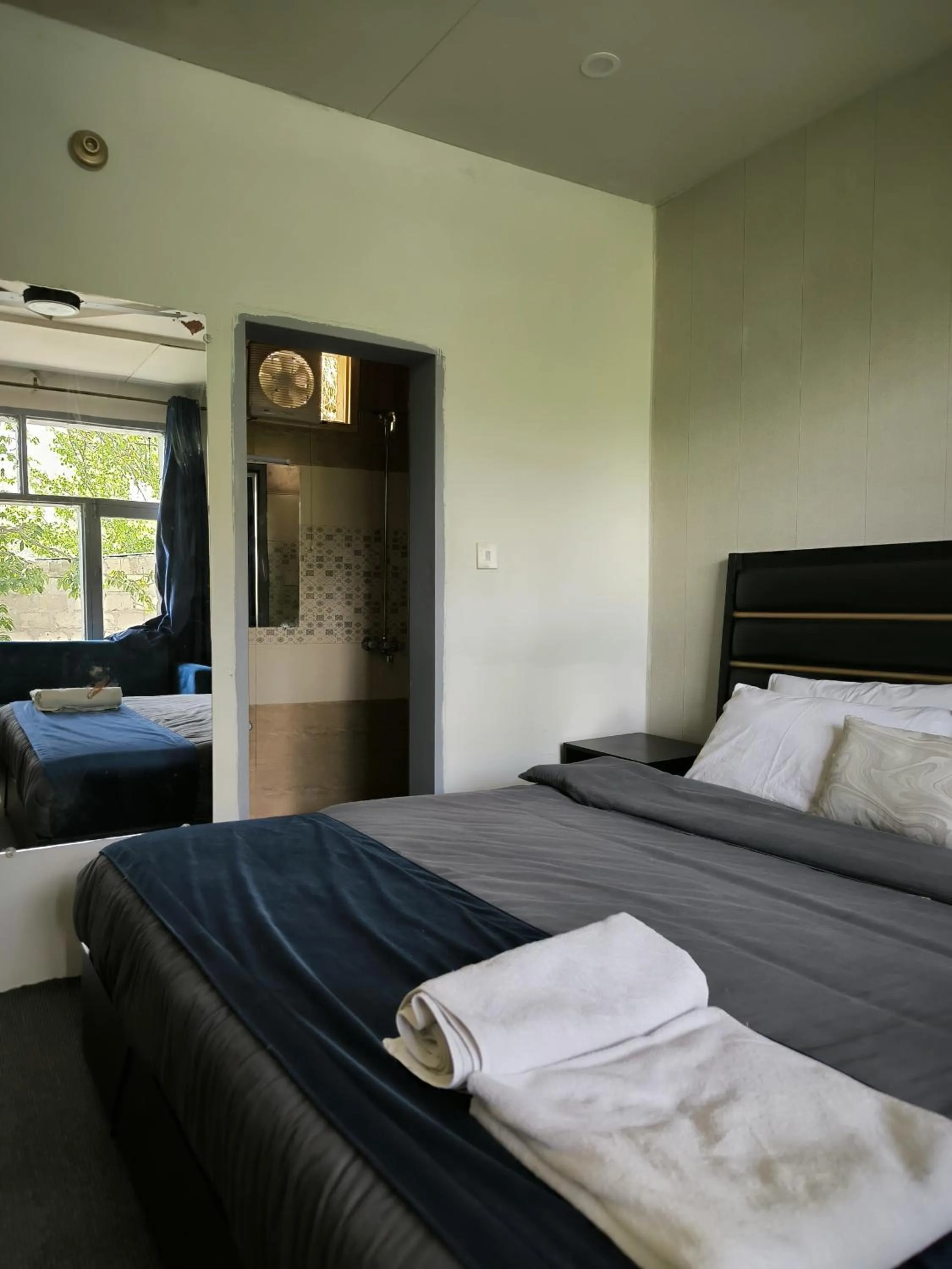 Bed in Grapes Garden Resort Hunza